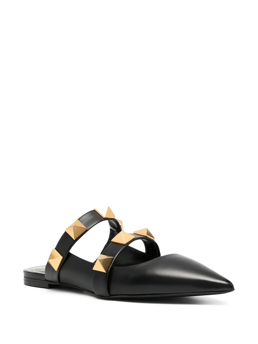 Roman Stud flat mules  Product Image