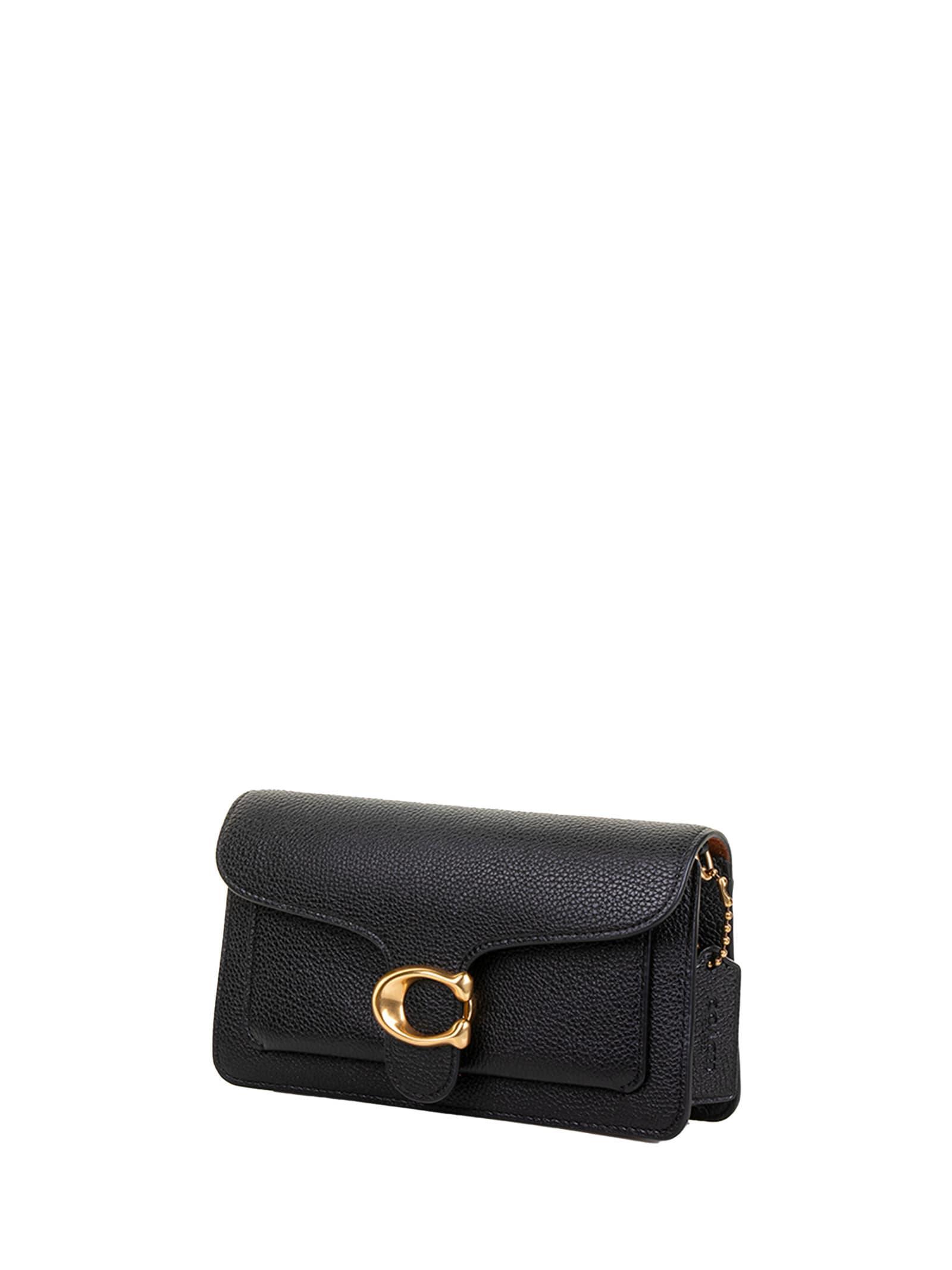 COACH Leather Tabby Clutch Bag In Black Product Image