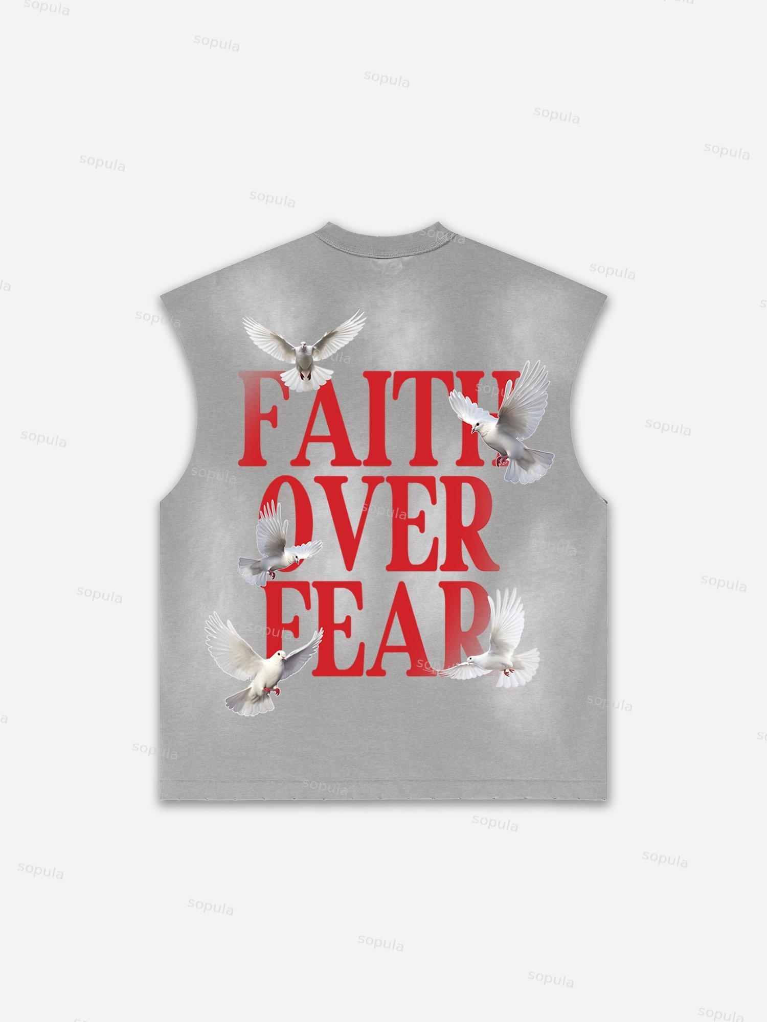 Future World Brainstorming Graphic Print Distressed Tank Top Product Image