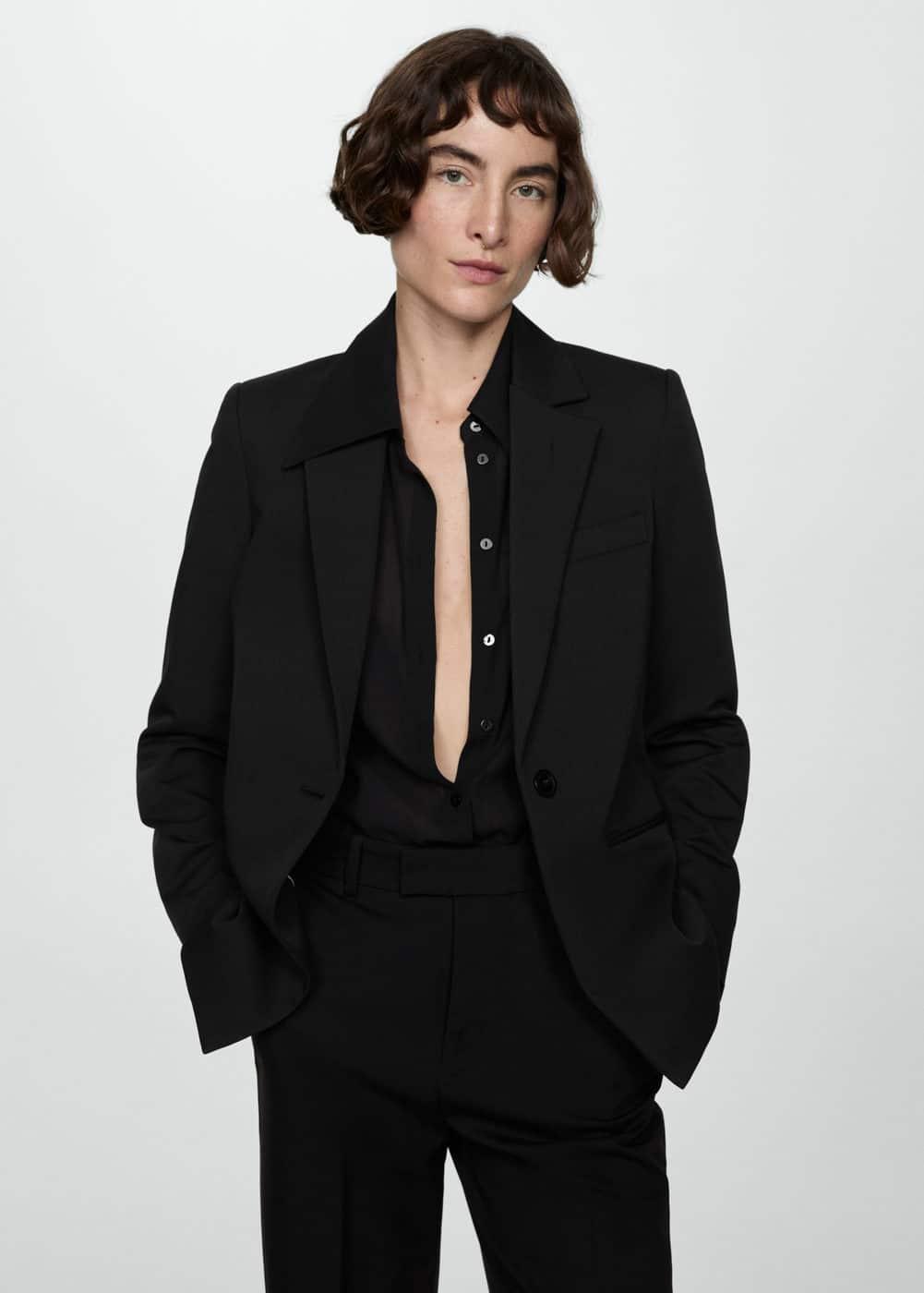 Mango tailored cigarette pants Product Image