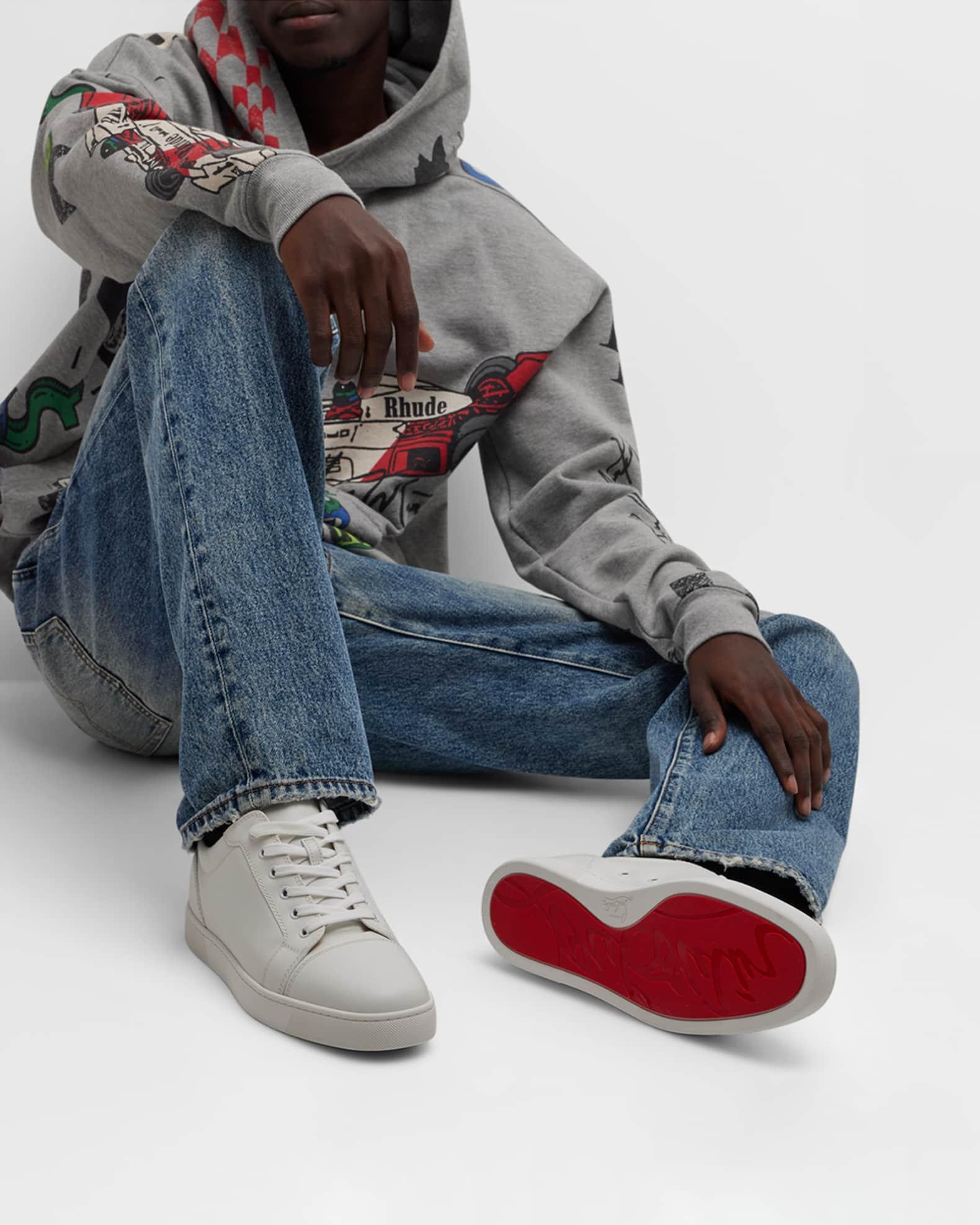 Men's Louis Junior Leather Red Sole Sneakers Product Image