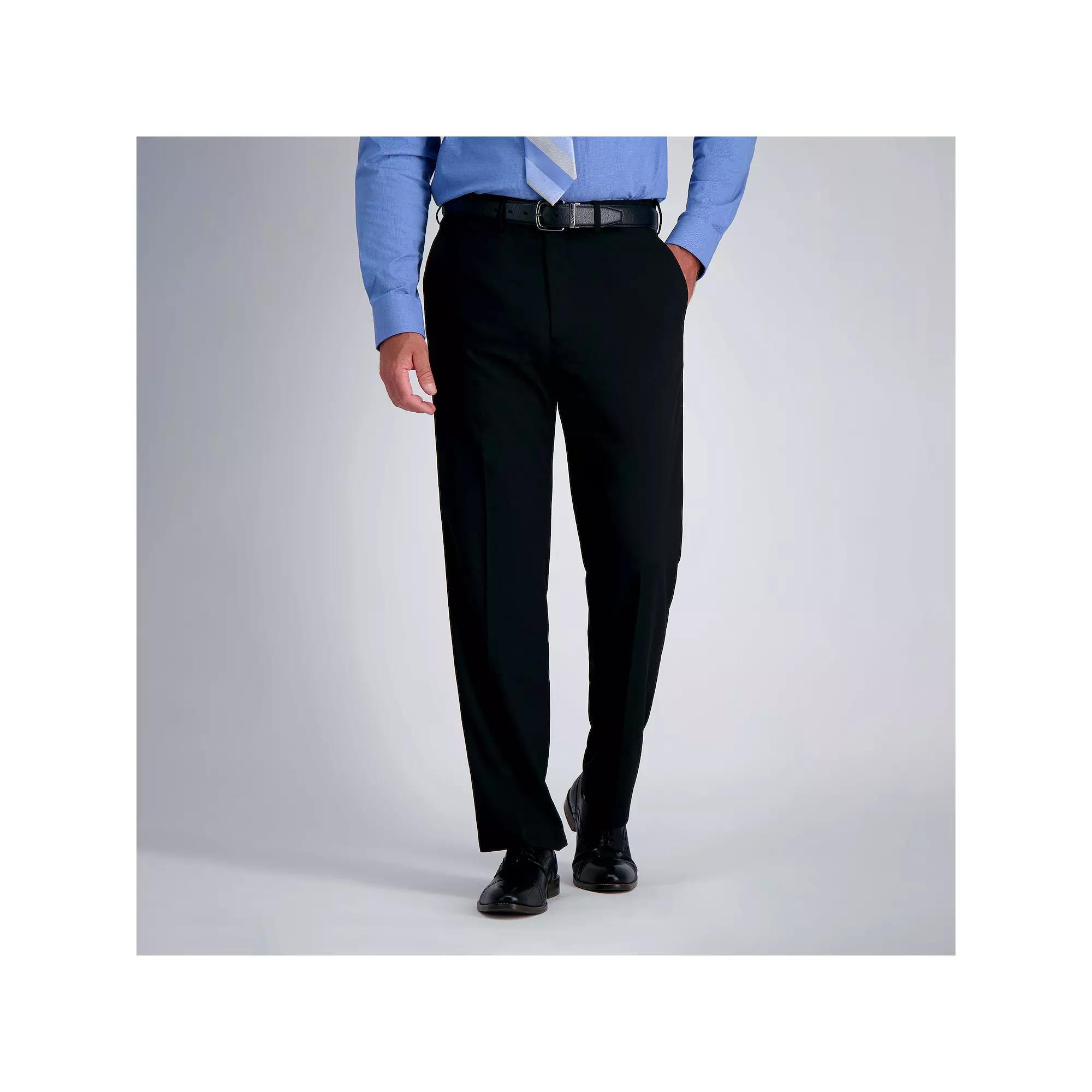 Men's J.M. Haggar® Premium Classic-Fit Flat-Front Stretch Suit Pants, Size: 40X29, Oatmeal Product Image