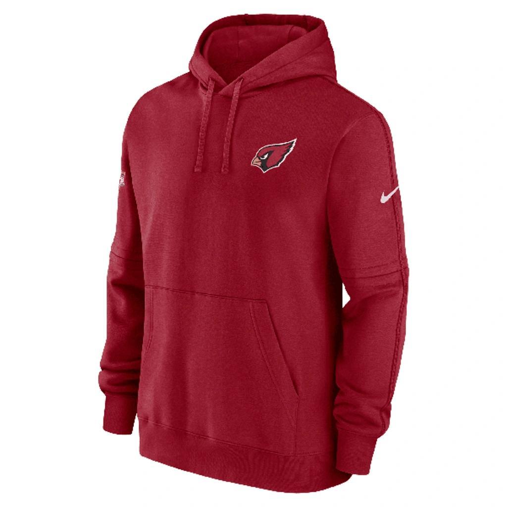 Mens Nike Cardinal Arizona Cardinals Sideline Club Fleece Pullover Hoodie Product Image