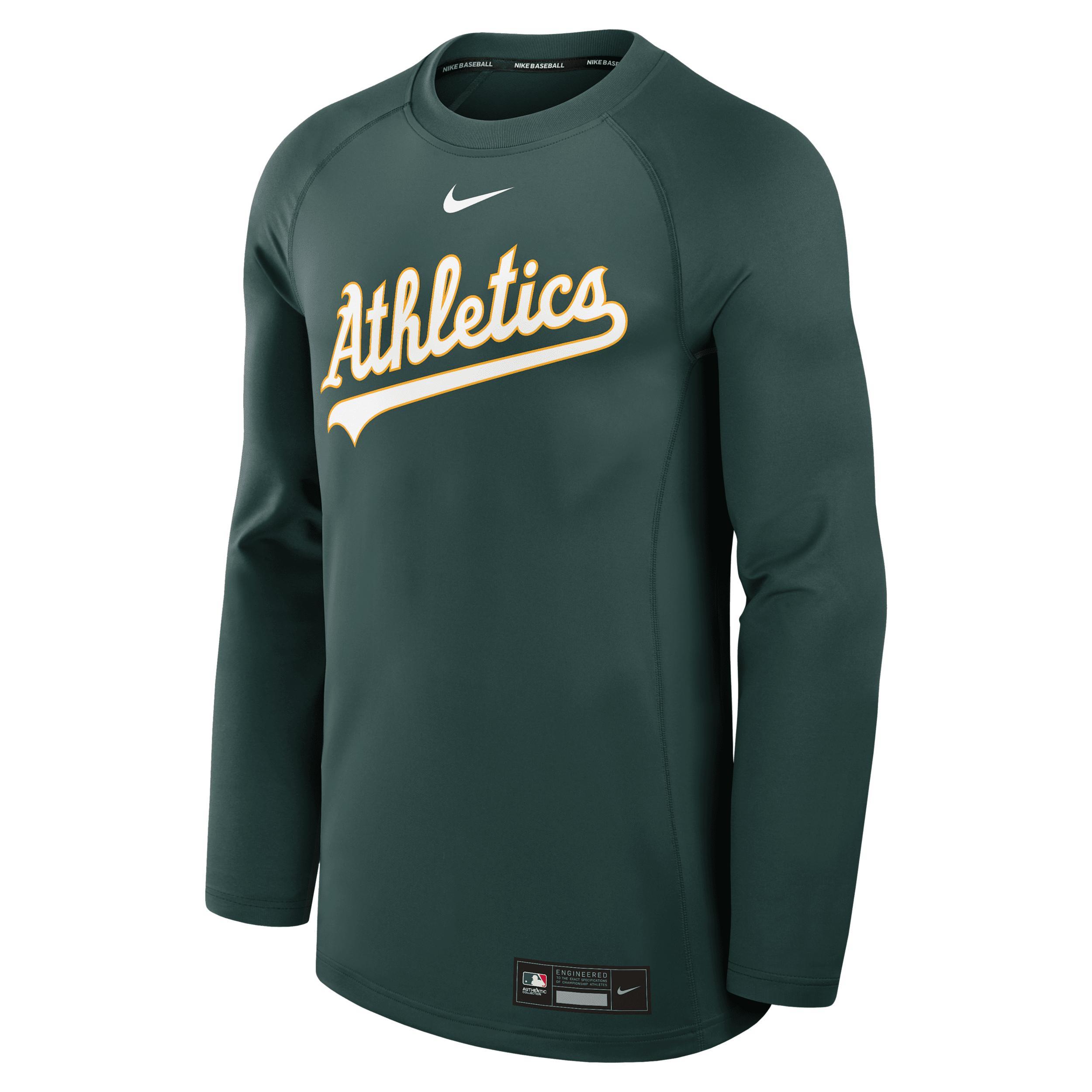 Toronto Blue Jays Authentic Collection Game Time Nike Men's Dri-FIT MLB Pullover Crew Product Image