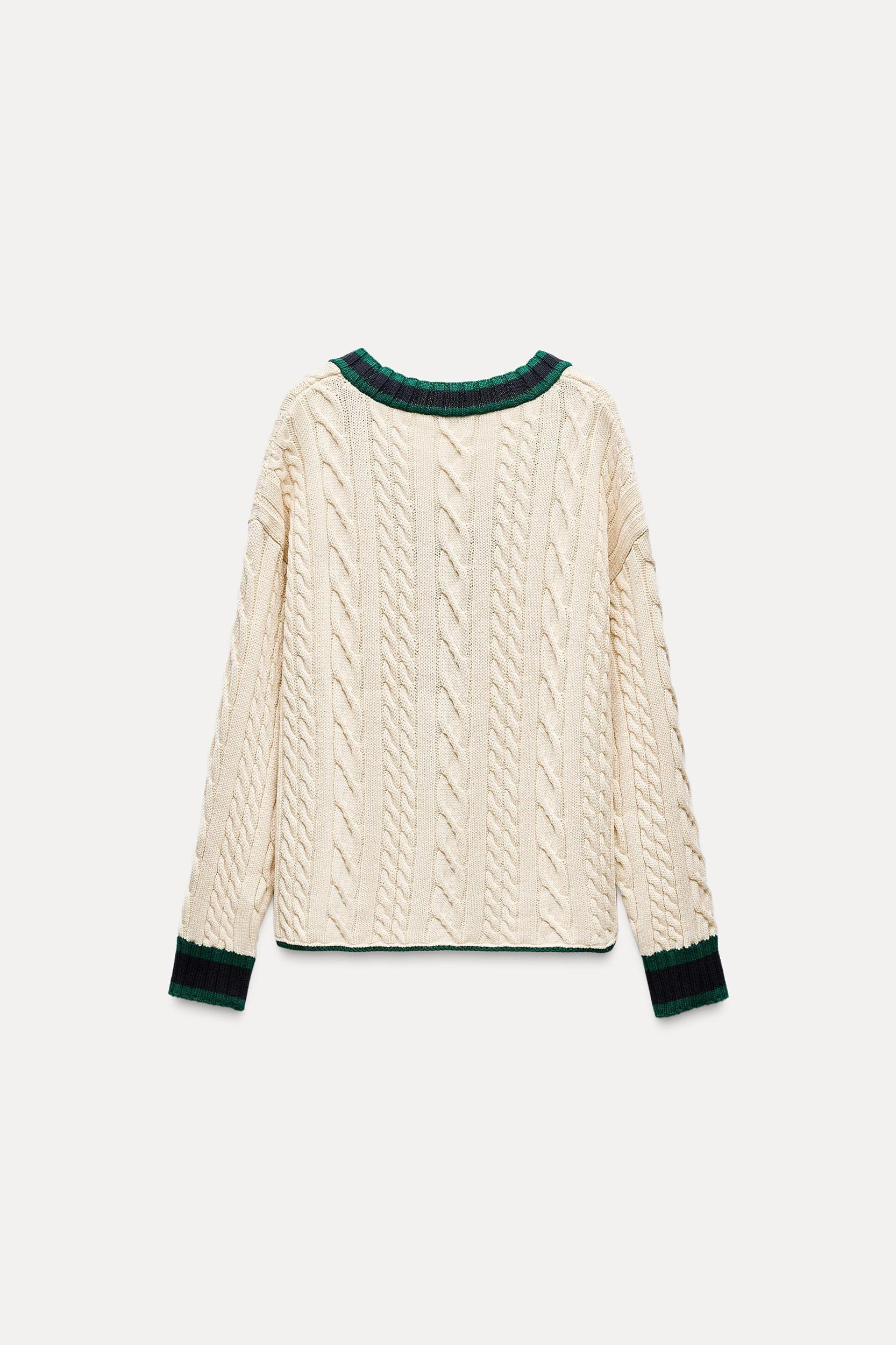 CABLE KNIT CARDIGAN Product Image