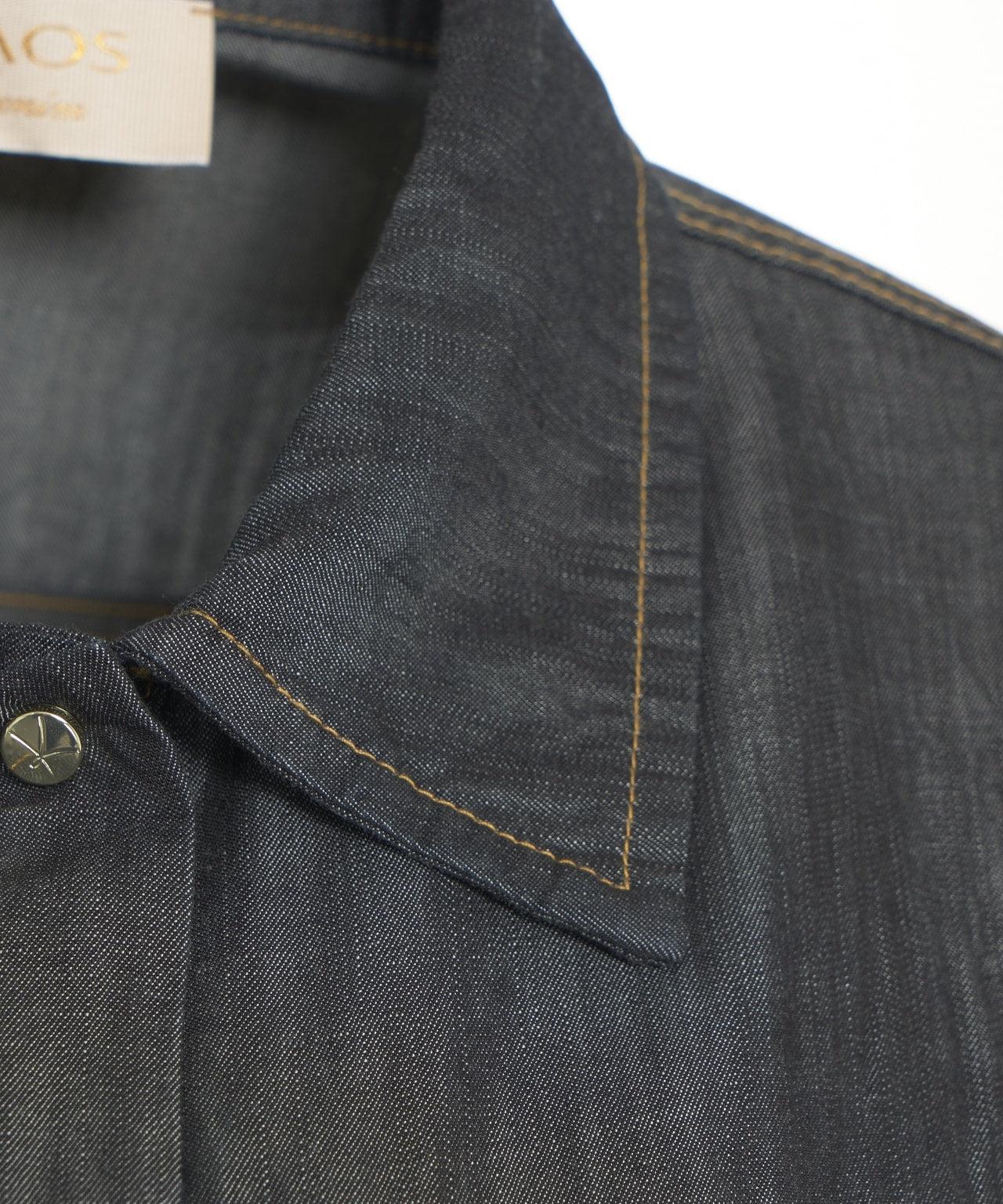 Lyocell denim vest Product Image