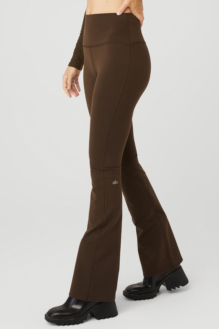 Airbrush High-Waist Bootcut Legging - Espresso Product Image