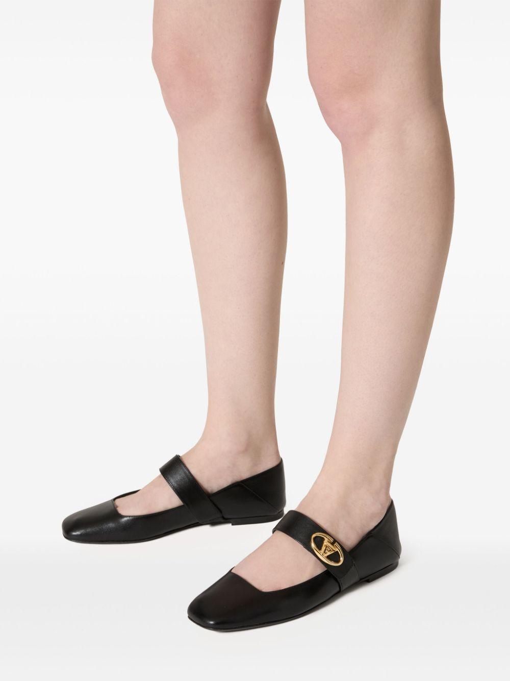 VLogo Locker Mary-Jane ballerina shoes Product Image