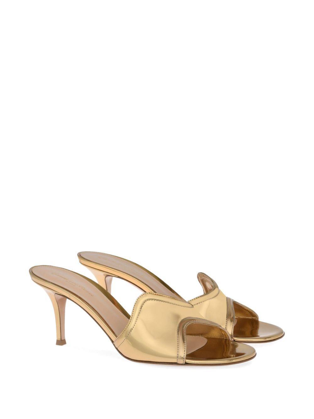 70mm Lucrezia metallic-effect sandals Product Image