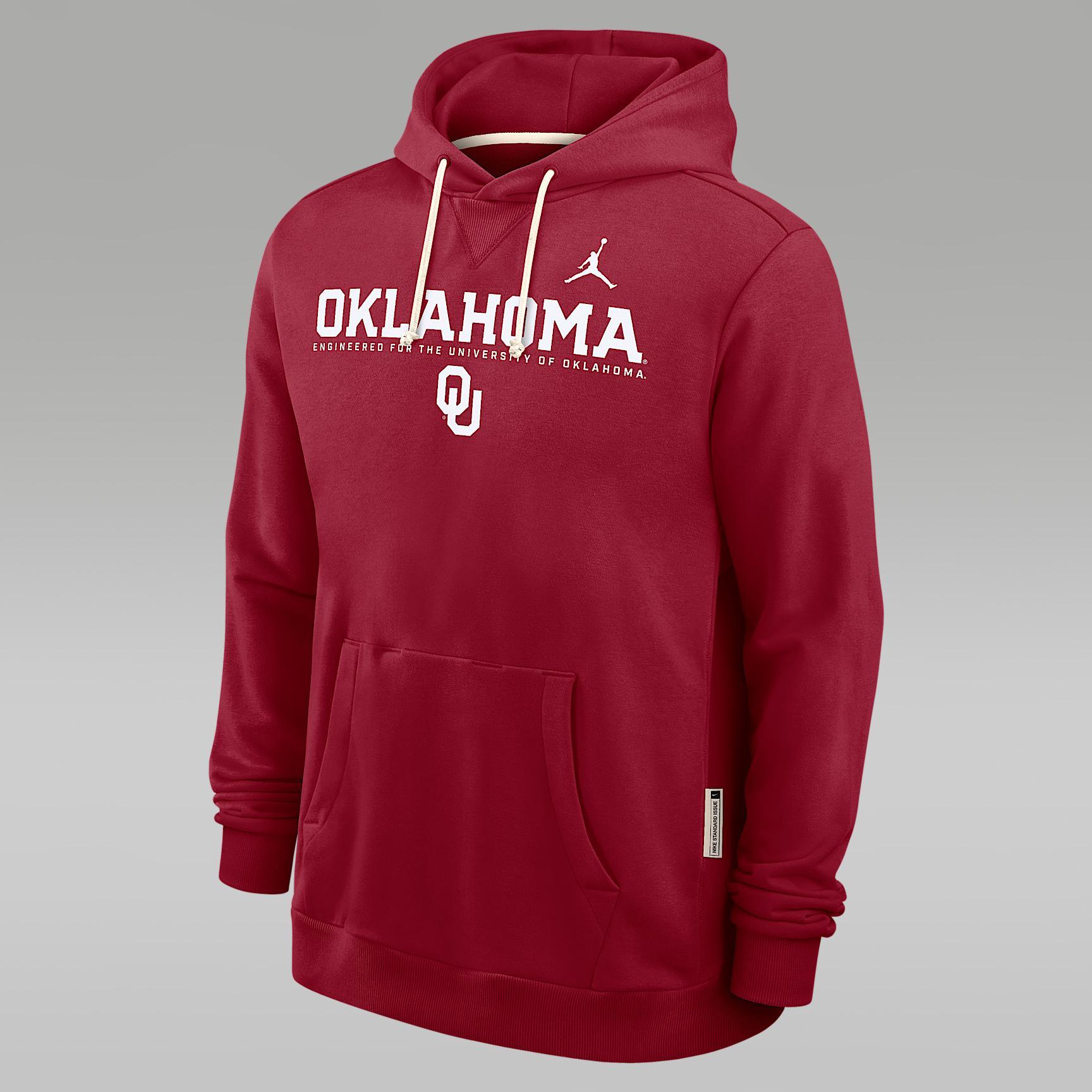 Men's Michigan Sideline Jordan Brand Dri-FIT College Pullover Hoodie Product Image