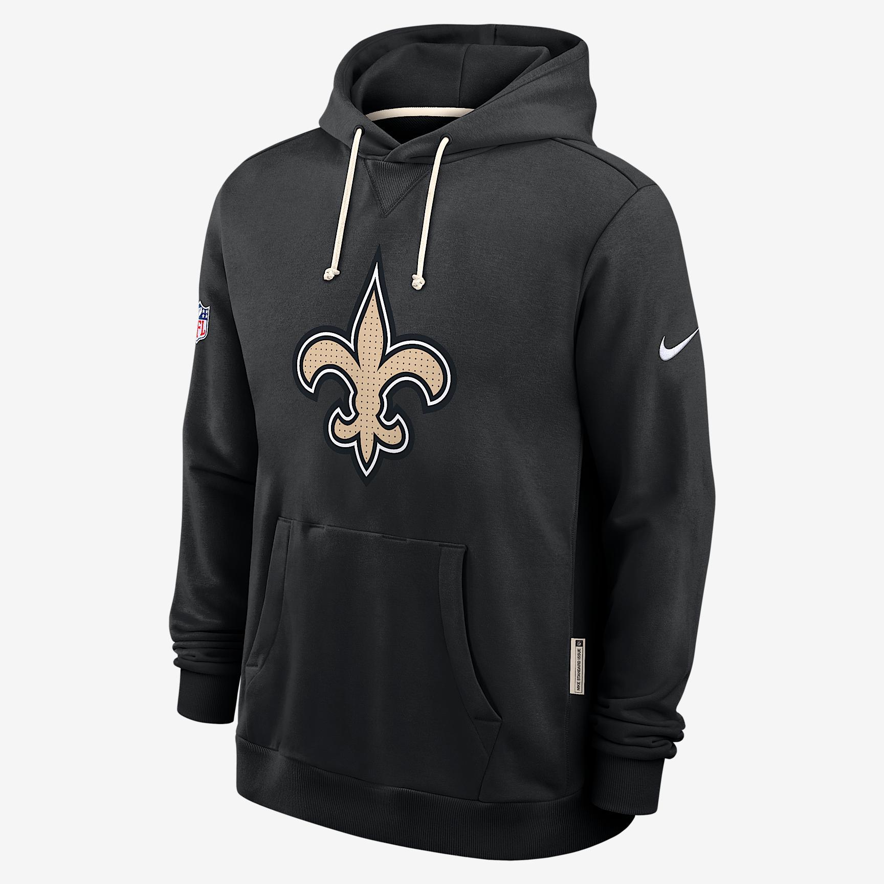 New Orleans Saints Initial Home Sideline Nike Men's Dri-FIT NFL Pullover Hoodie Product Image