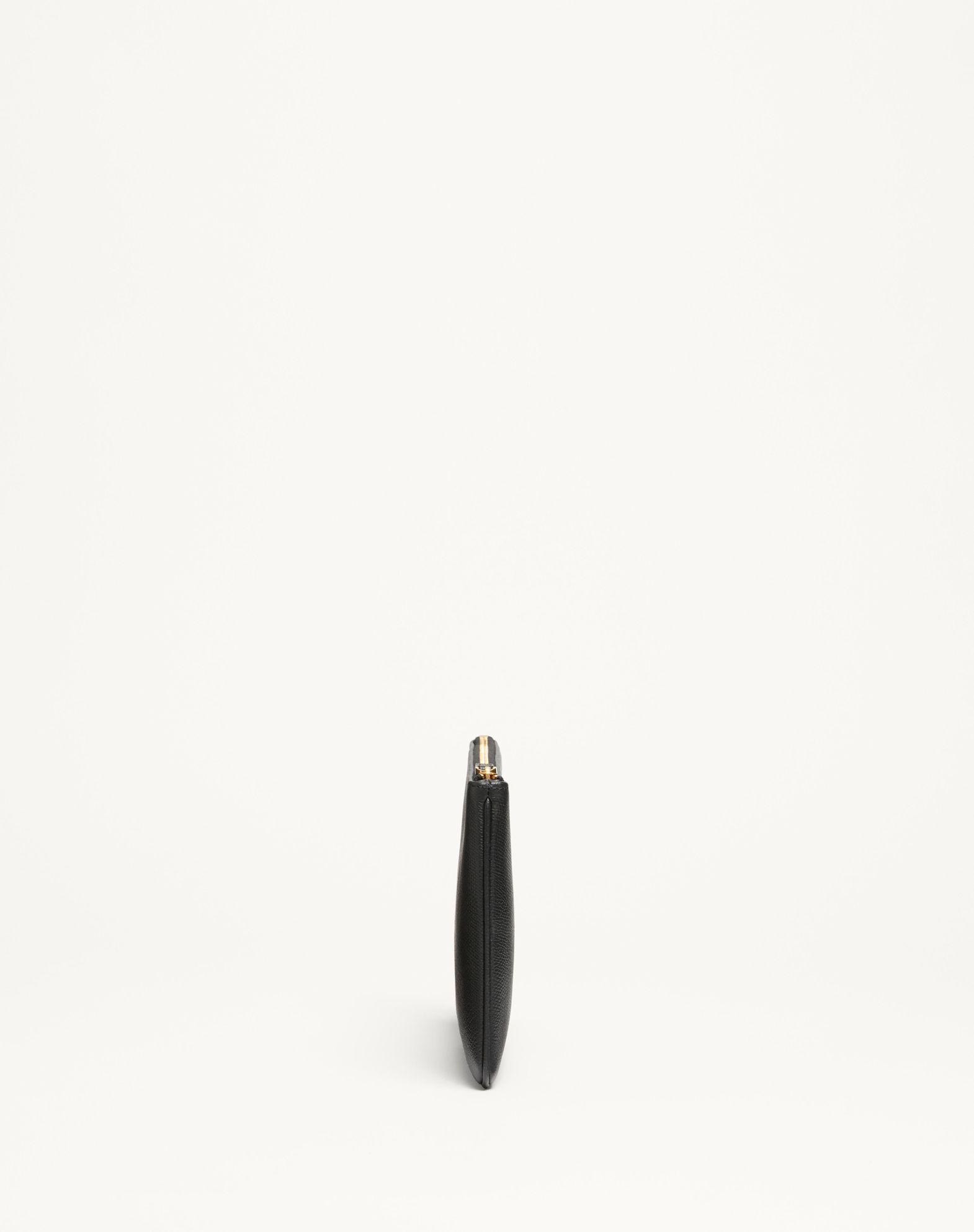 Vlogo Signature Grainy Calfskin Clutch Bag Product Image