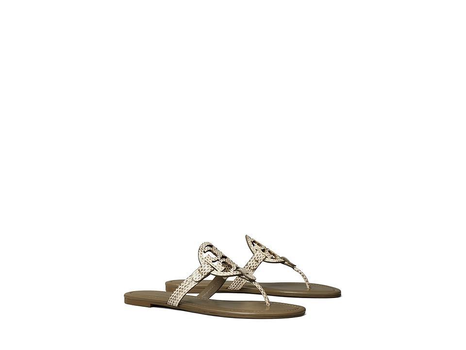 Miller Embossed Medallion Flat Thong Sandals Product Image