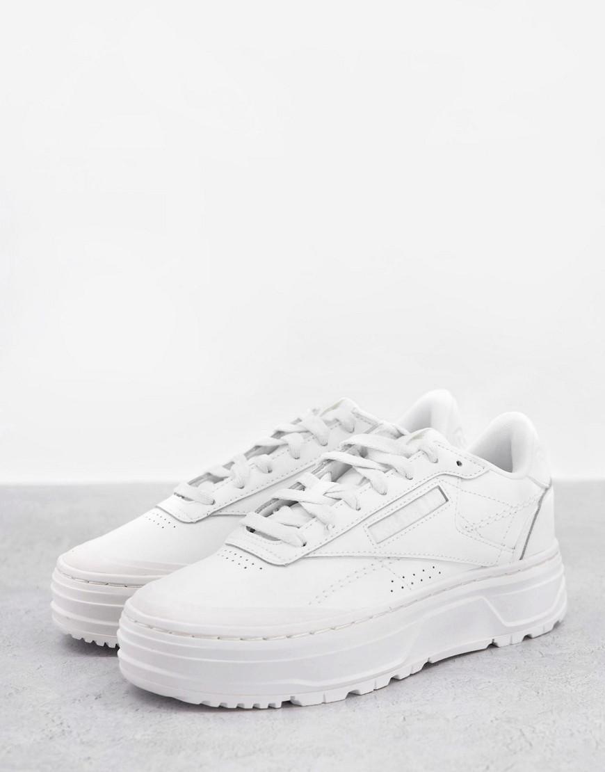 Reebok Lifestyle Women's Club C Double Geo Chalk) Women's Shoes Product Image