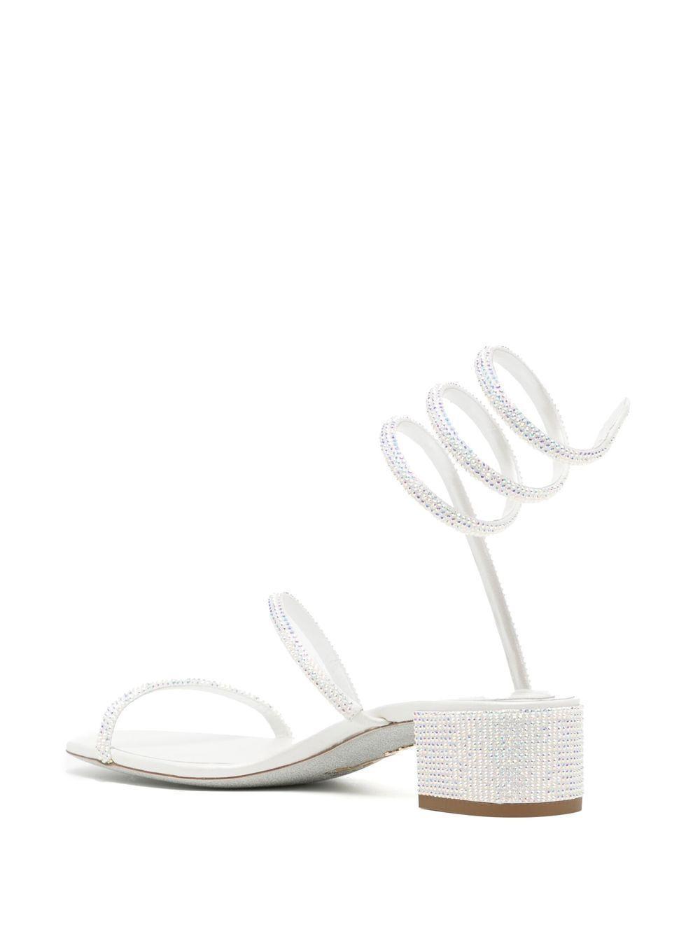 crystal embellished strappy sandals Product Image