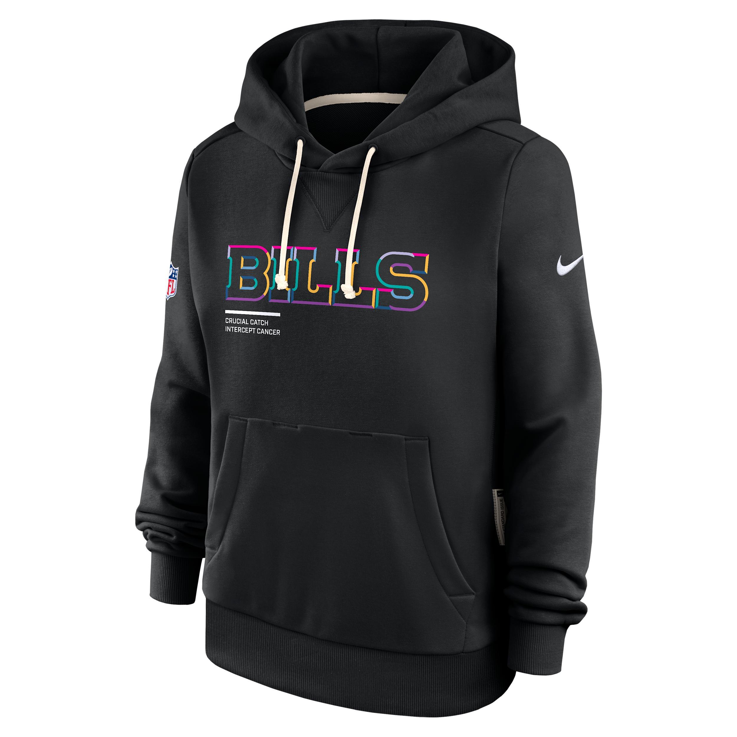 Buffalo Bills Crucial Catch Nike Women's Dri-FIT NFL Pullover Hoodie Product Image