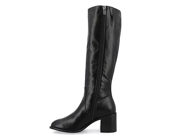 Journee Tru Comfort Foam™ Women's Romilly Calf Boots, Size: 6.5, Black Product Image