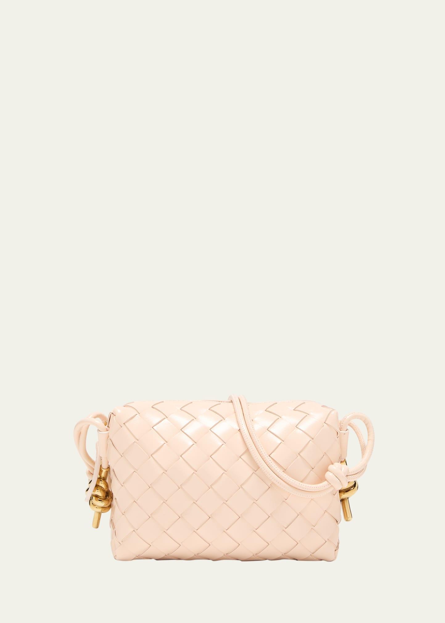 Womens Mini Loop Intrecciato Leather Camera Bag Product Image