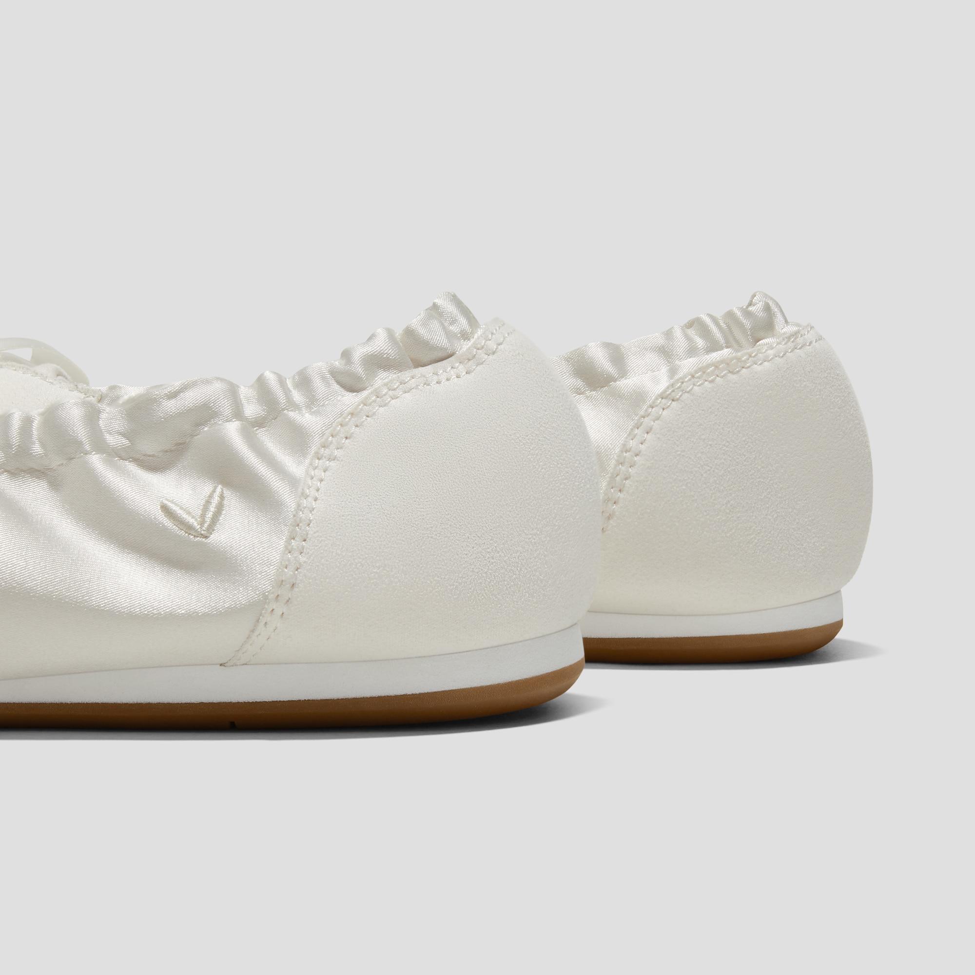 Round-Toe Satin Sneakerina (Yanka) Product Image