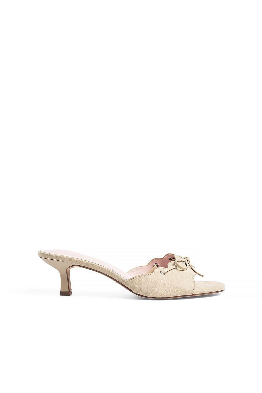 Eyelet Detailed High Heels Product Image
