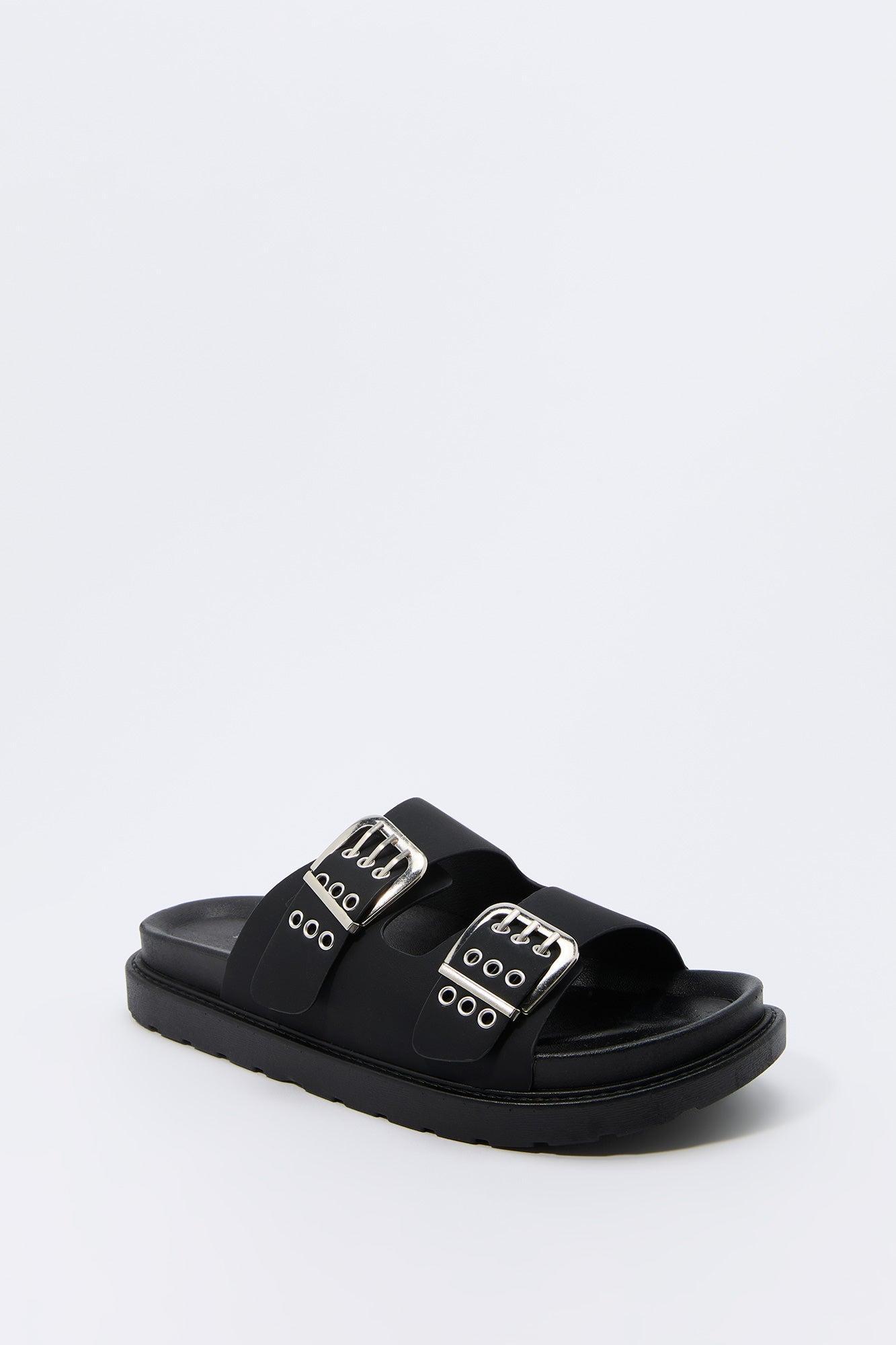 Grommet Buckle Sandal Female Product Image