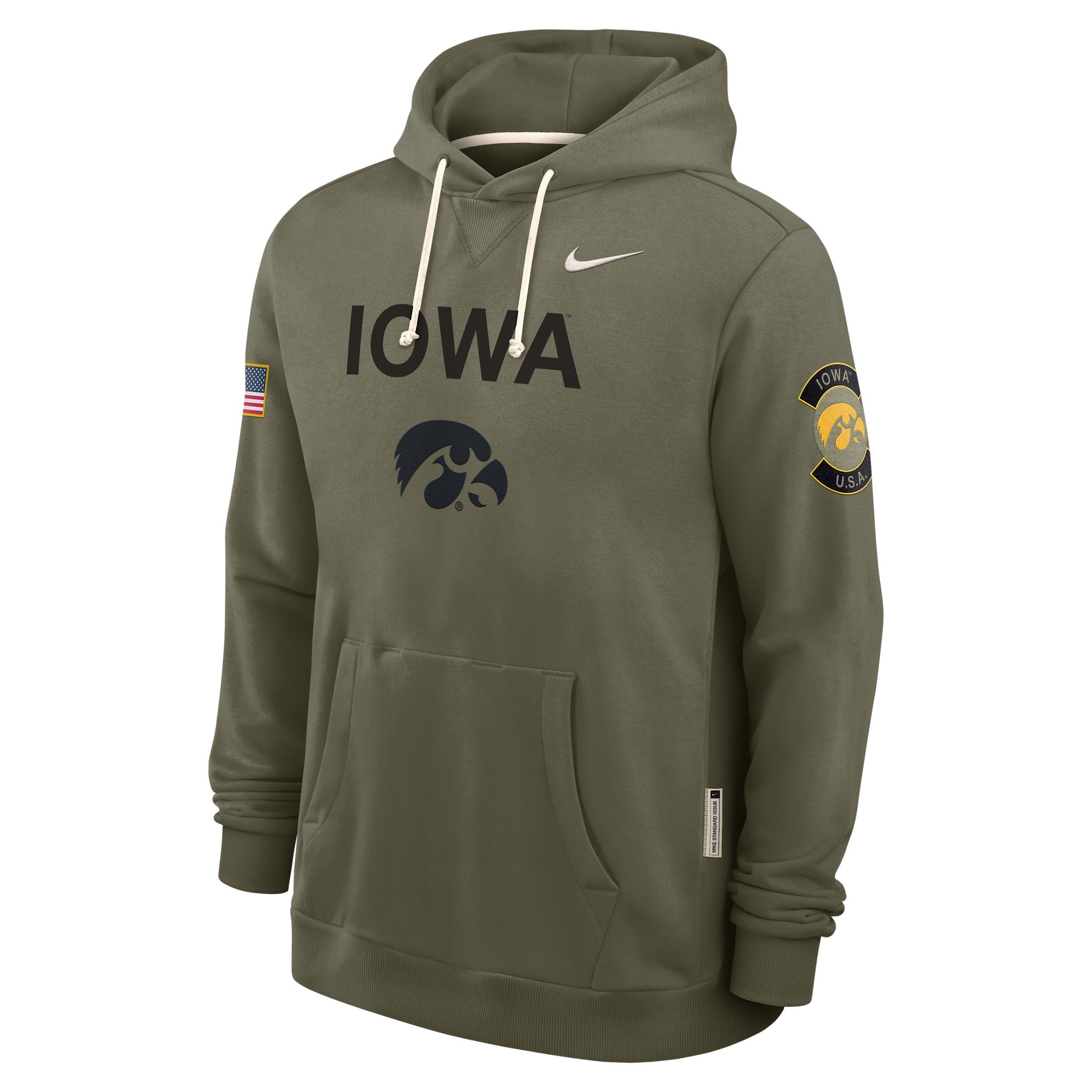 Michigan State 2025 Military Appreciation Nike Men's Dri-FIT College Pullover Hoodie Product Image