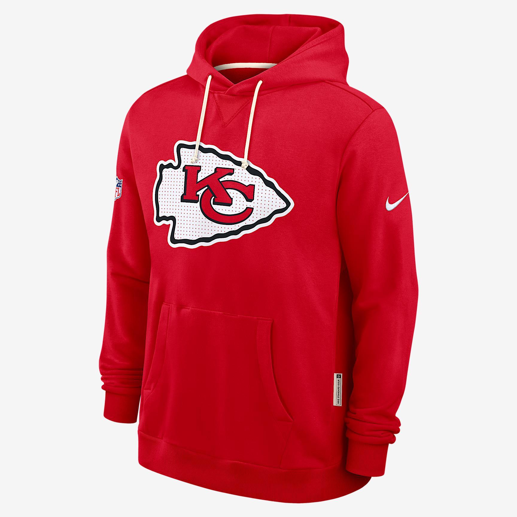 Chicago Bears Initial Home Sideline Nike Men's Dri-FIT NFL Pullover Hoodie Product Image