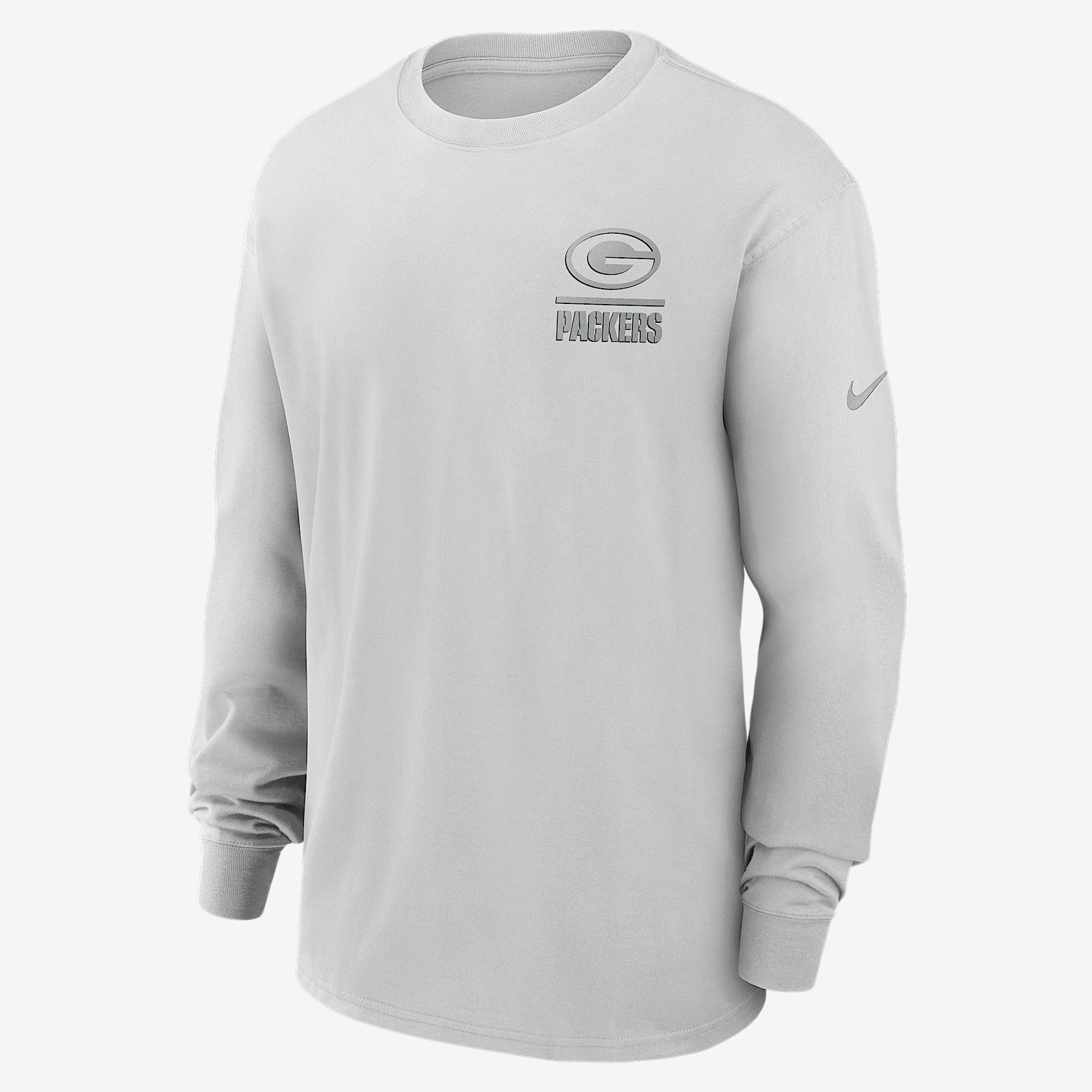 Green Bay Packers Essential Heavy Max90 Men's Nike NFL Long-Sleeve T-Shirt Product Image