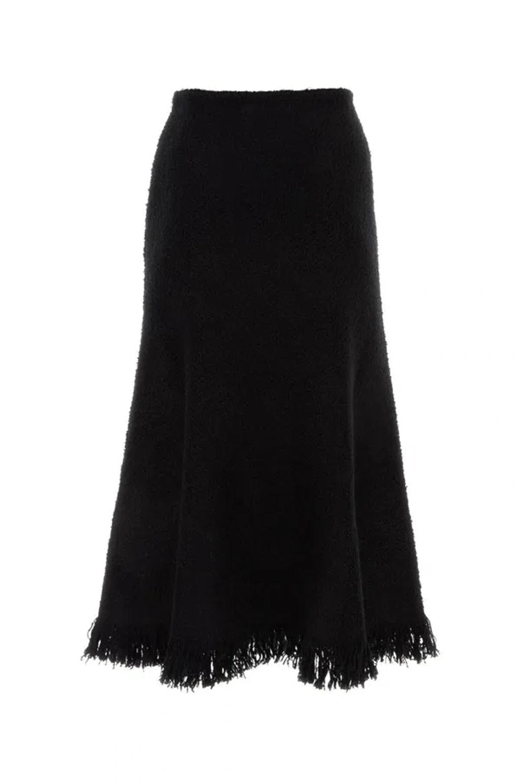 CHLOÉ Chloe Bouclé Tweed Maxi Skirt In Multicolor Product Image