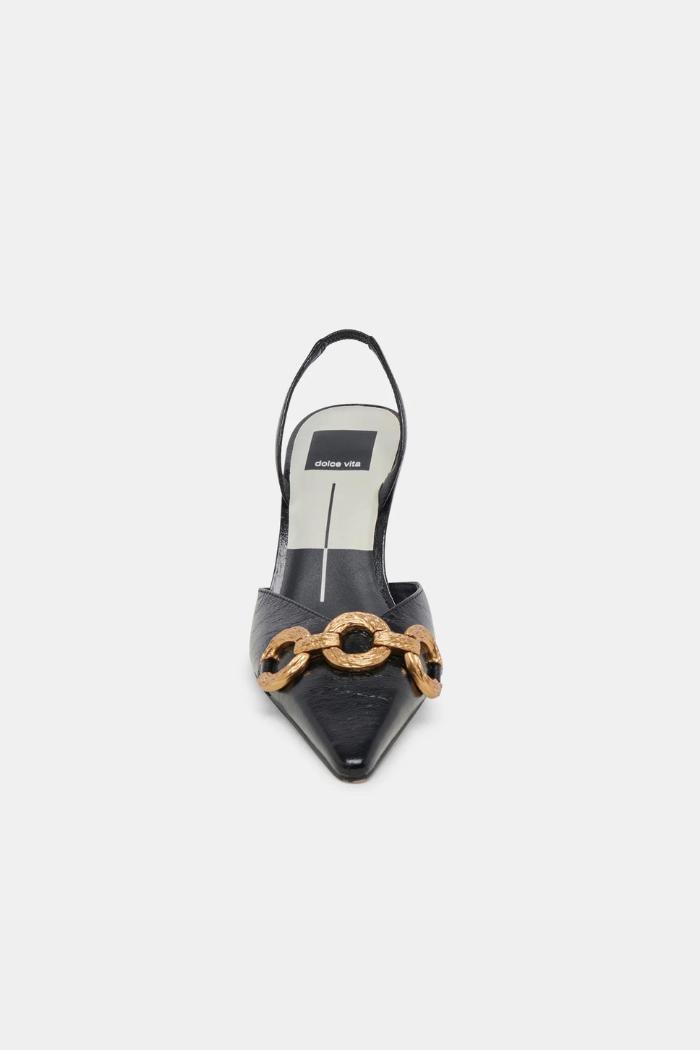 Haylee Heels - Midnight Crinkle Patent Product Image
