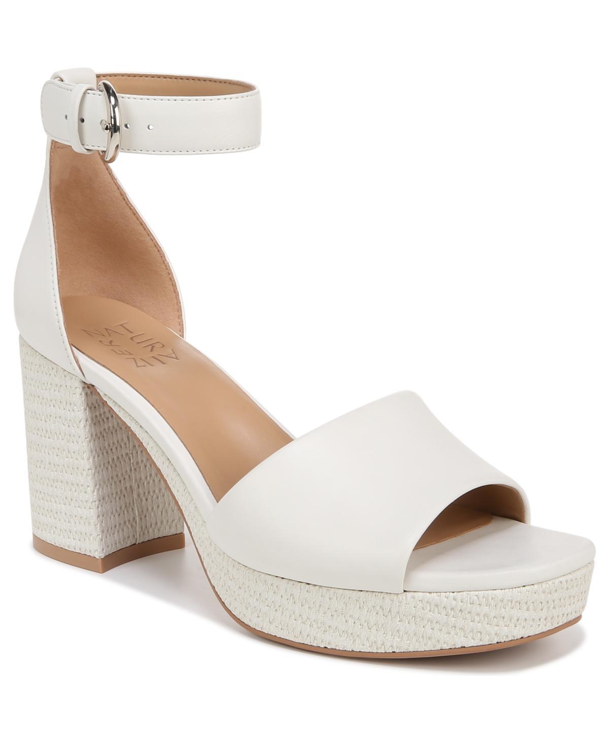 Naturalizer Pearlyn Leather Ankle Strap Platform Sandals Product Image