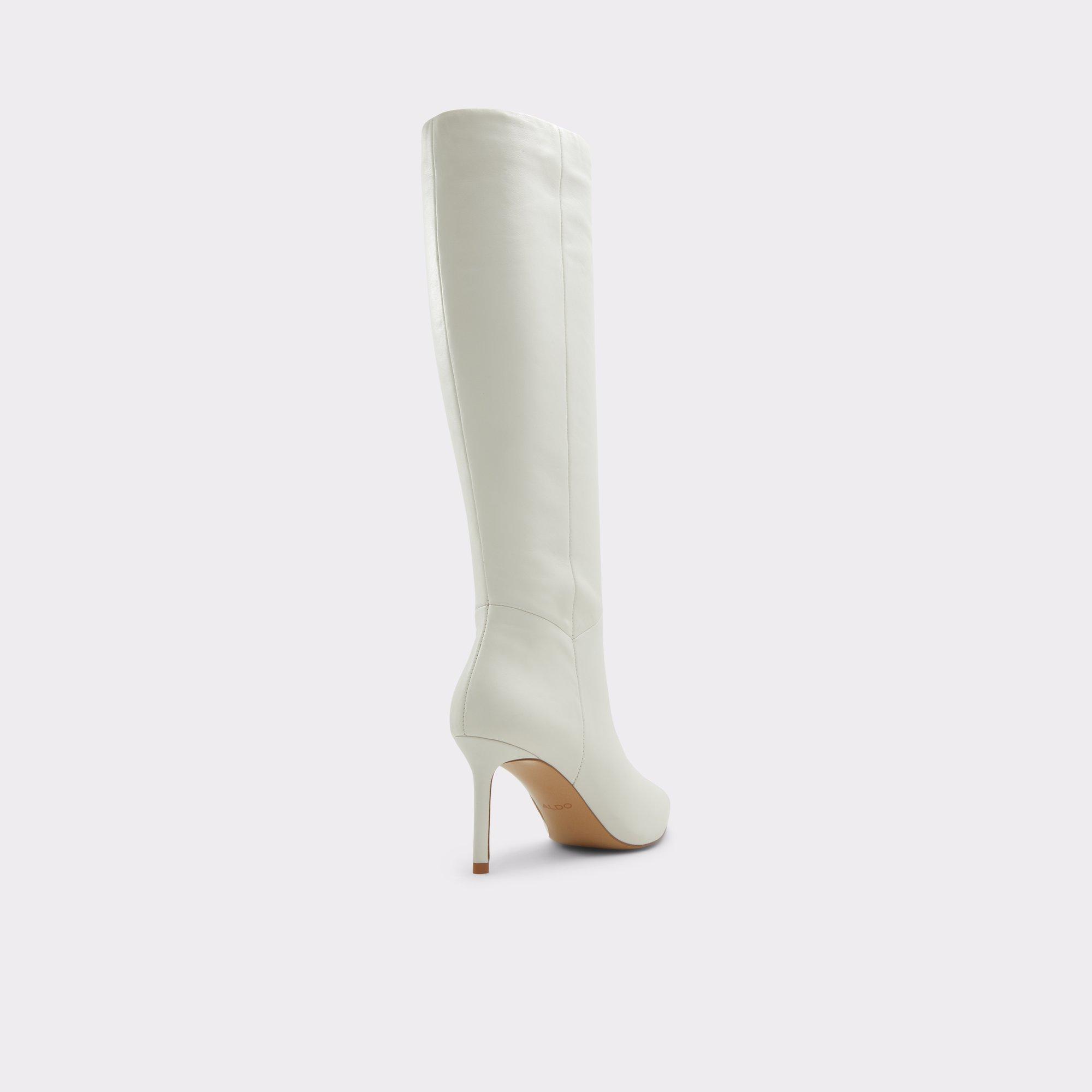 ALDO Laroche-wc - Women's Tall Boot - White, Size 9 Product Image