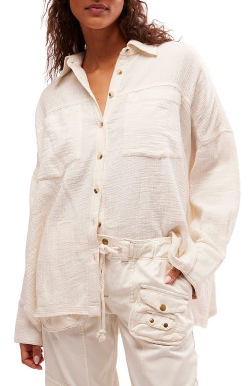 Free People Cardiff Top (Optic ) Women's Clothing Product Image