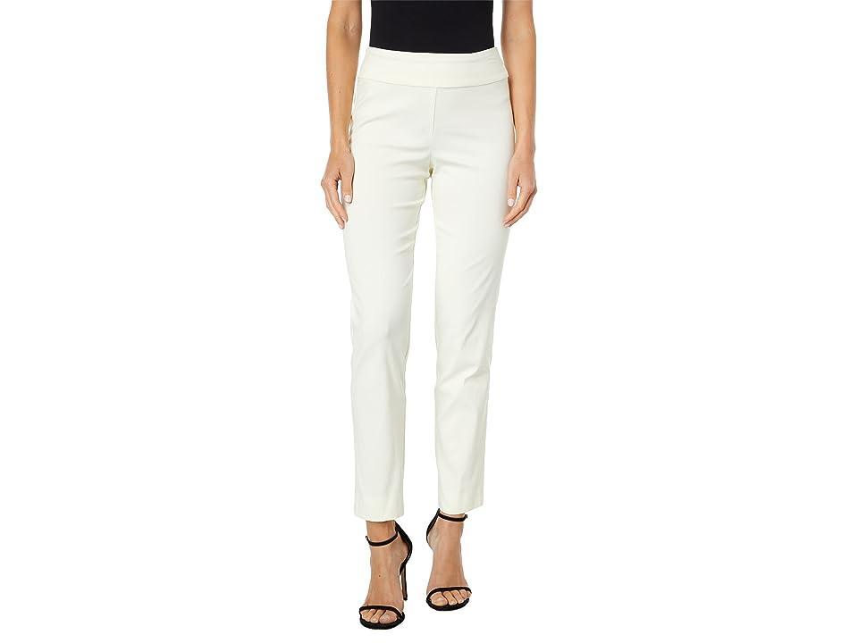 DKNY Long Sleeve Linen One-Button Jacket (Frosting ) Women's Clothing Product Image