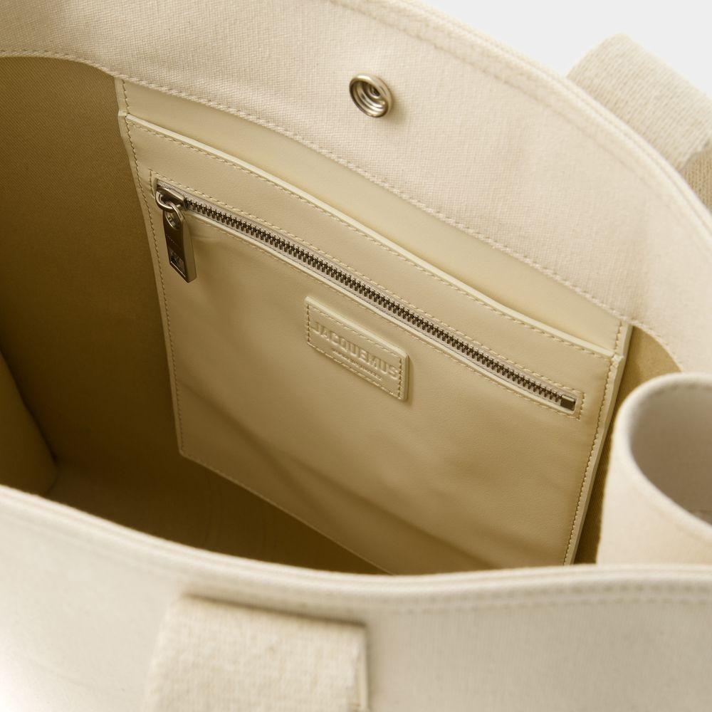 JACQUEMUS Cuerda Shopper Bag - Cotton - Off White In Neutrals Product Image