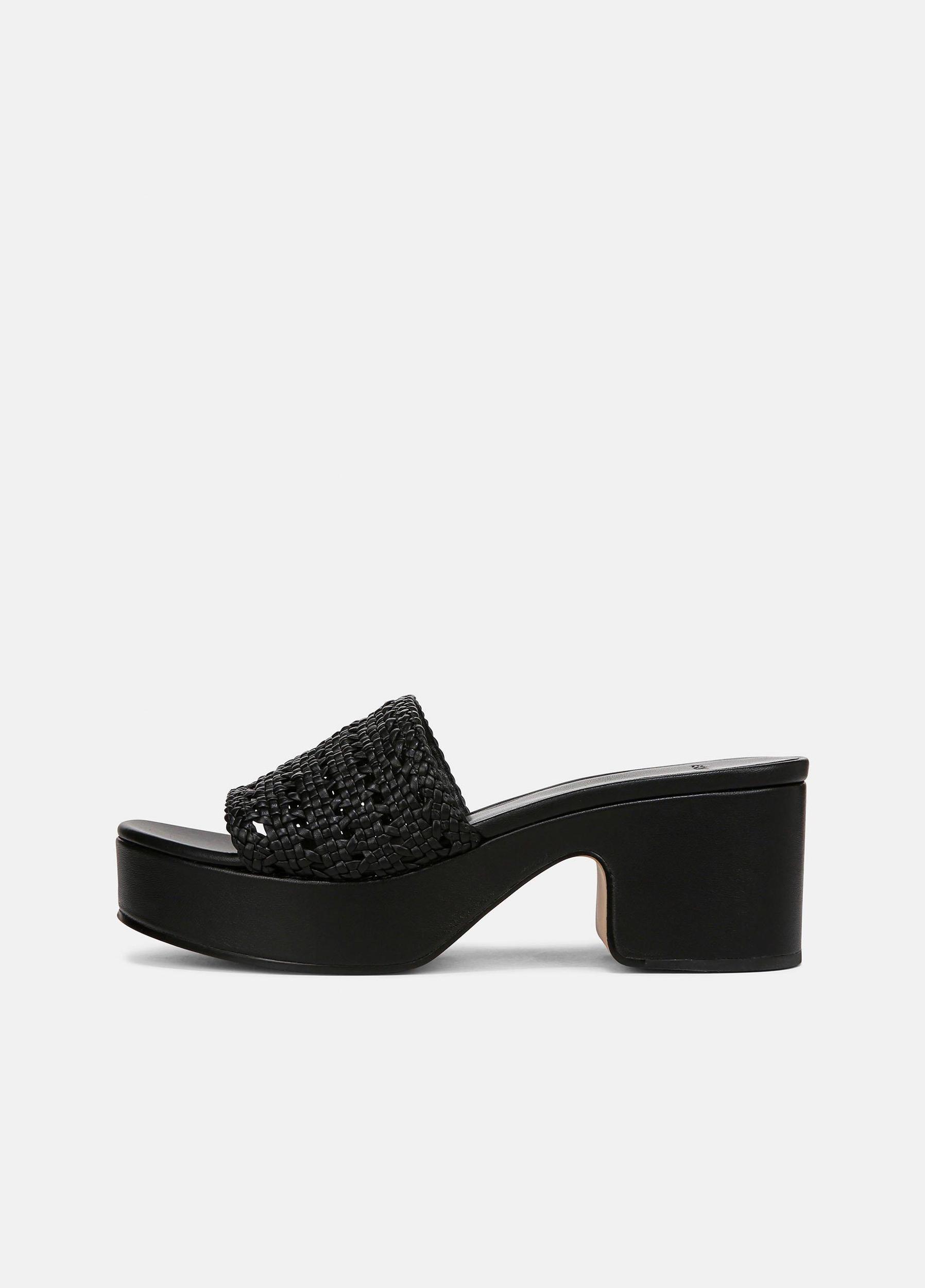 Margo Woven Leather Platform Sandal Product Image
