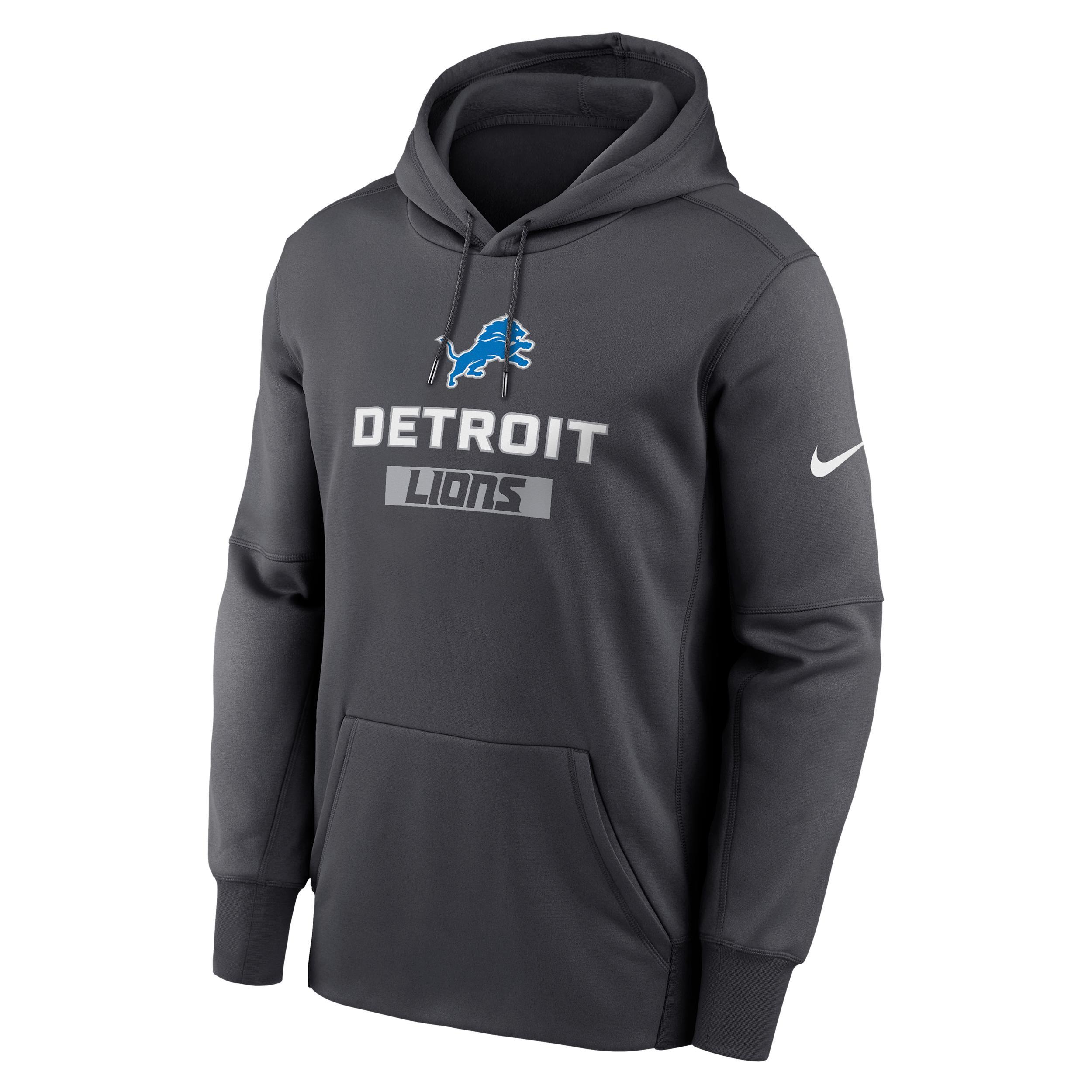 Detroit Lions Toss Sweep Men’s Nike Therma NFL Pullover Hoodie Product Image