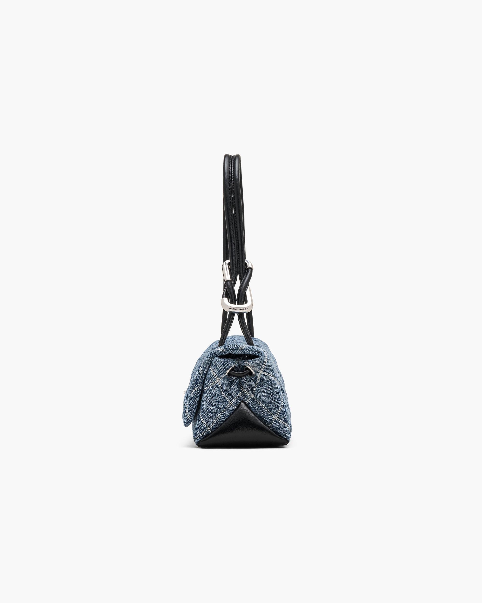 The Quilted Denim Mini Dual Shoulder Bag Product Image