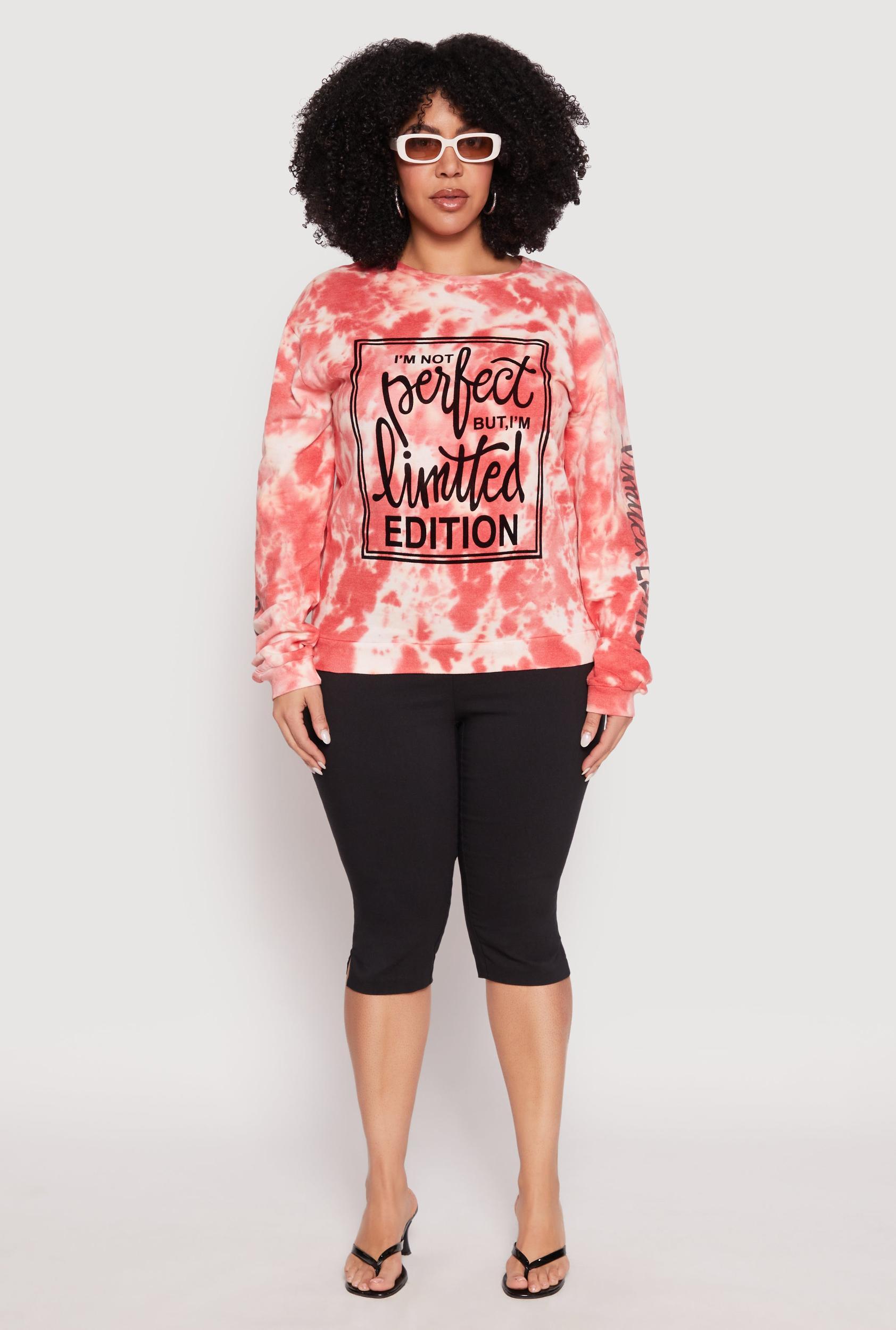 Womens Plus Size Limited Edition Velvet Burnout Sweatshirt Product Image