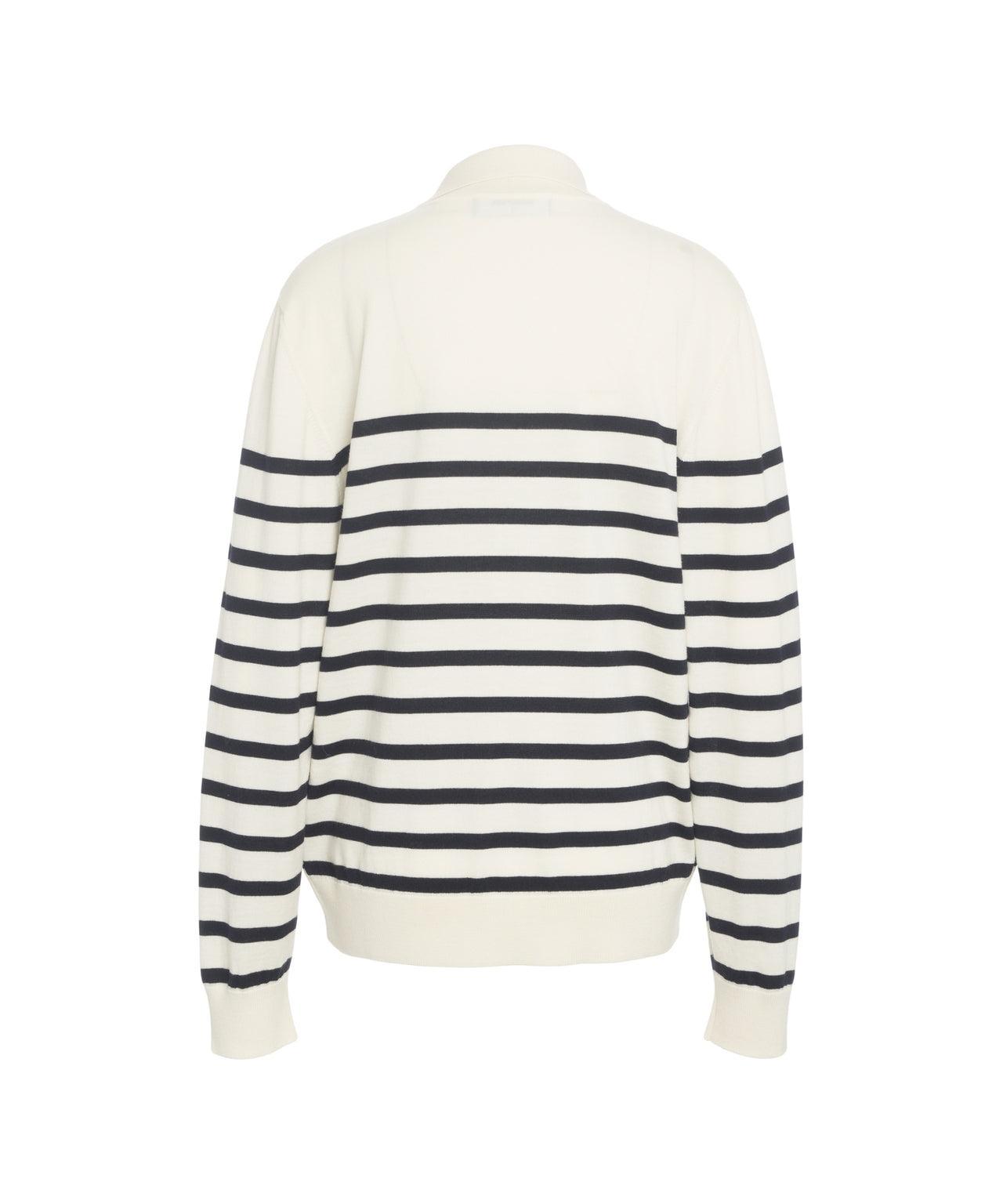 Pullover with polo collar Product Image