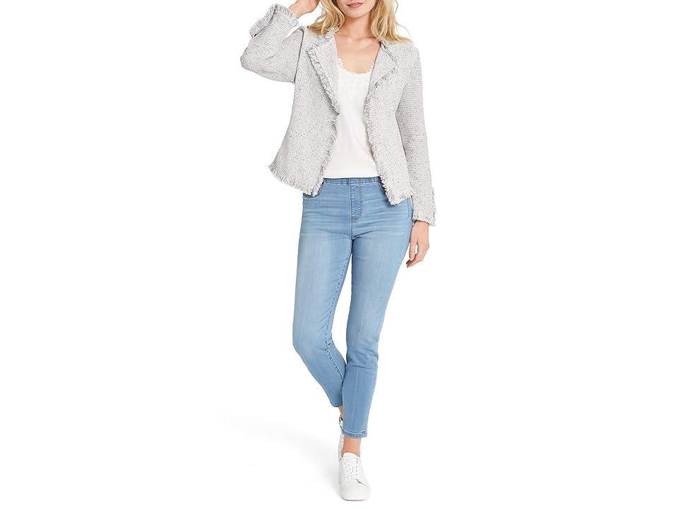 Nic+Zoe Fringe Mix Knit Jacket Product Image