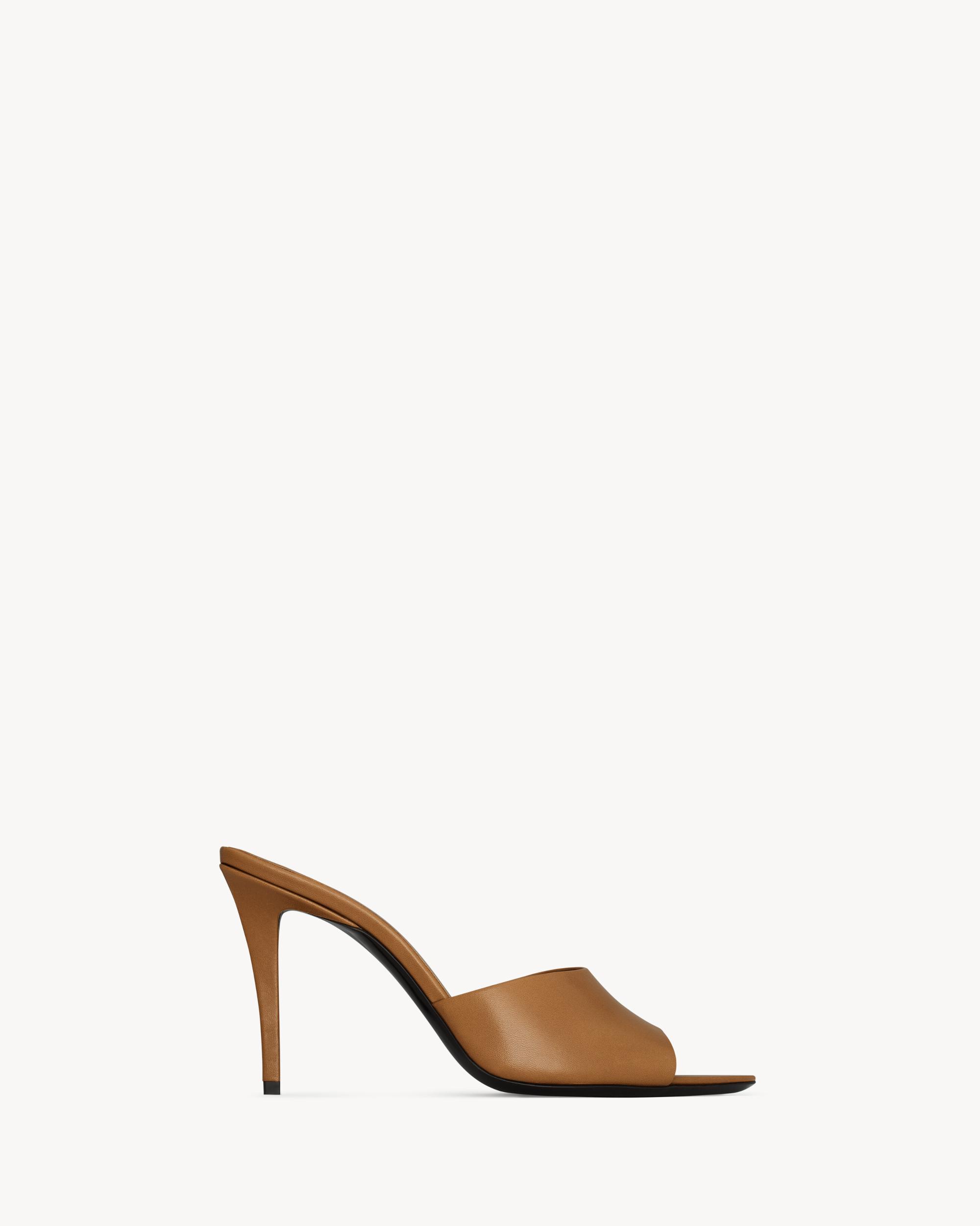 ROMY mules in smooth leather Product Image