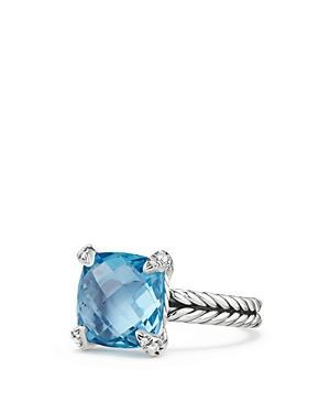David Yurman Chatelaine Ring with Amethyst and Diamonds Product Image
