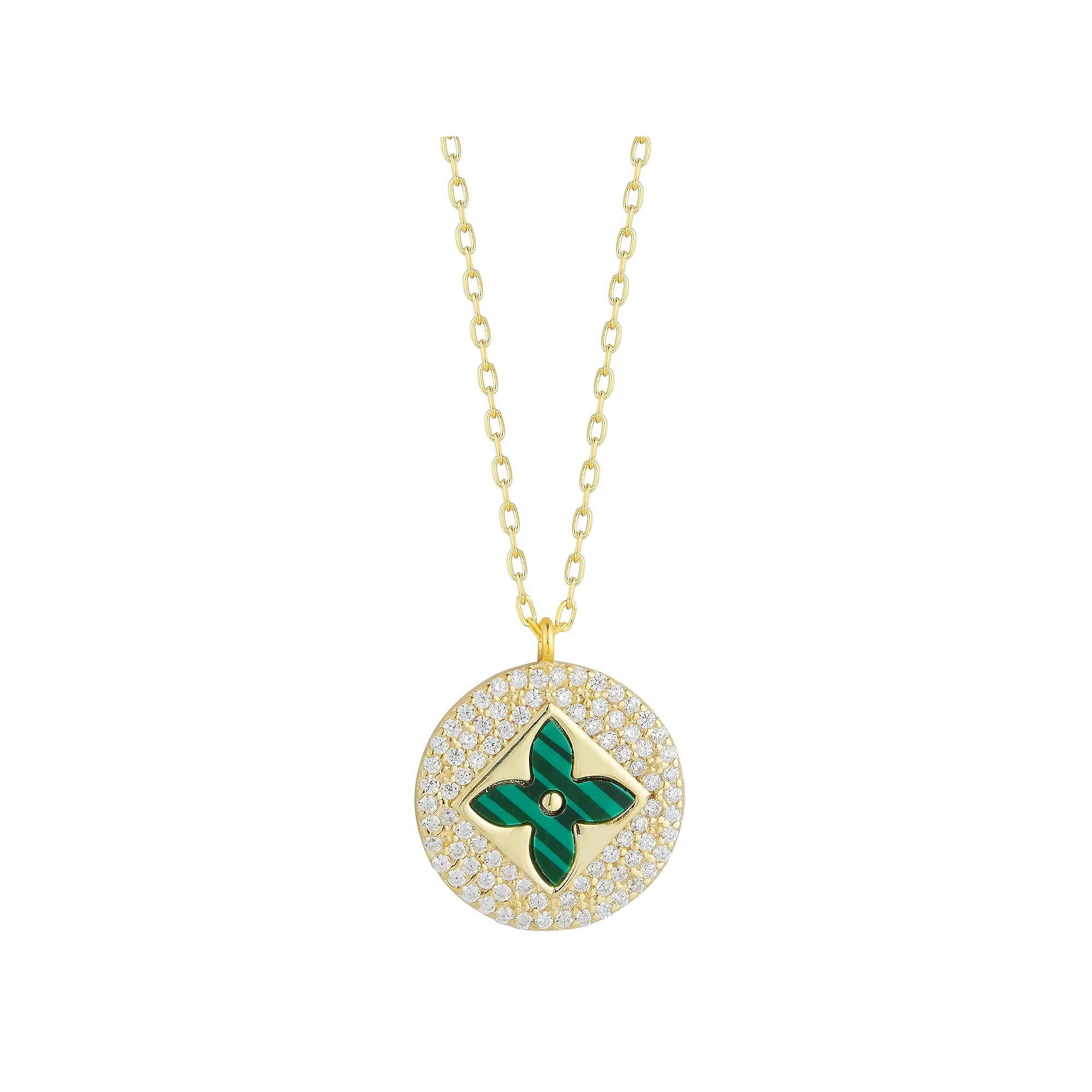 Womens Light Tiffany 14K Yellow Gold & 0.14 TCW Diamonds Pendant Necklace Product Image