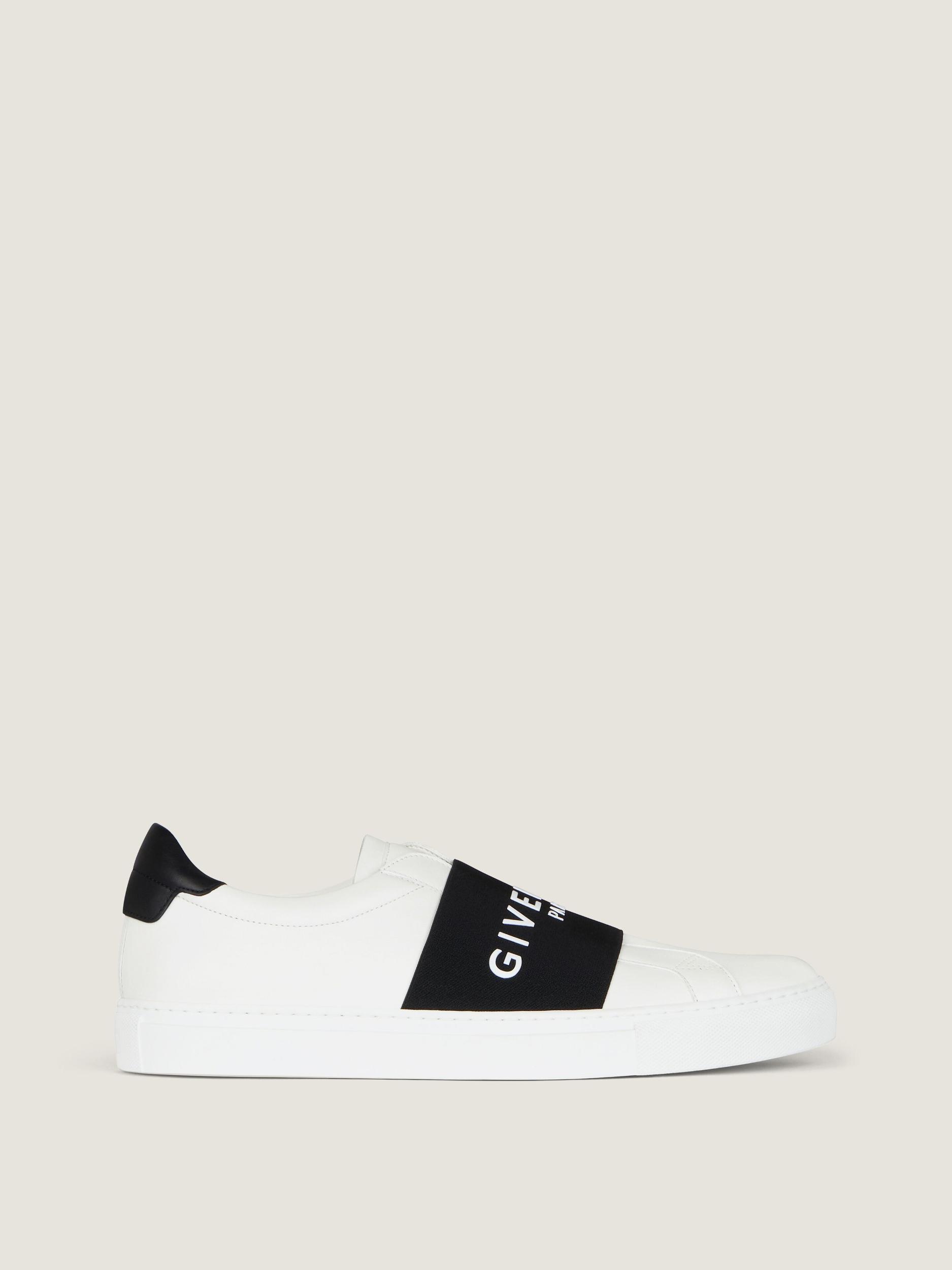 Urban Street sneakers in leather with elastic band Product Image