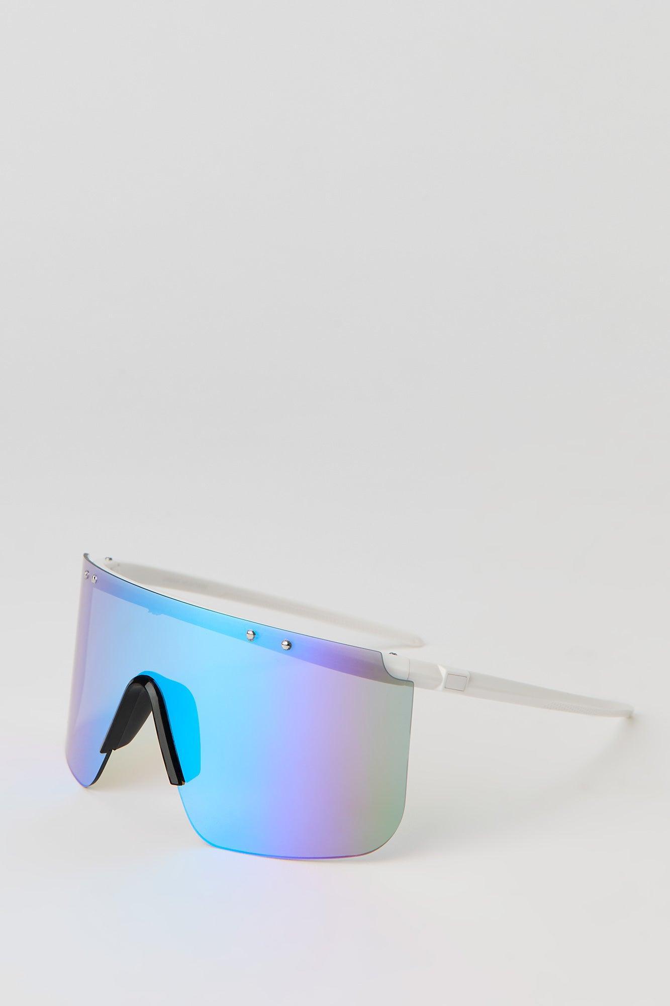 Rimless Shield Sunglasses Male Product Image
