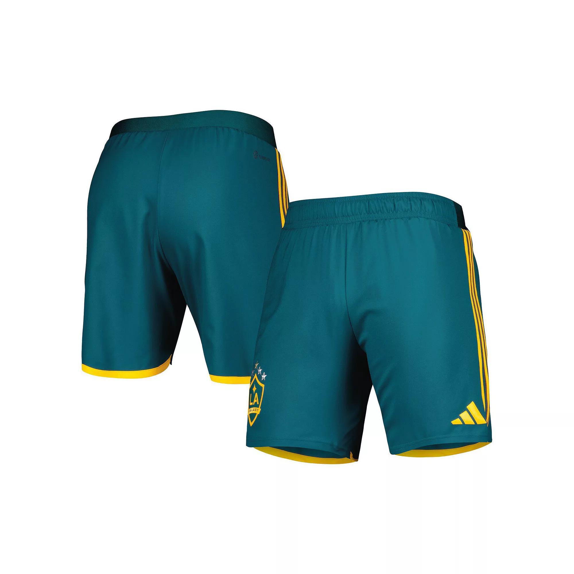 Mens adidas LA Galaxy 2023 Away AEROREADY Authentic Shorts Product Image
