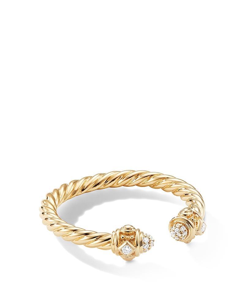 David Yurman 18K Yellow Gold Renaissance Blue Sapphire Ring Product Image