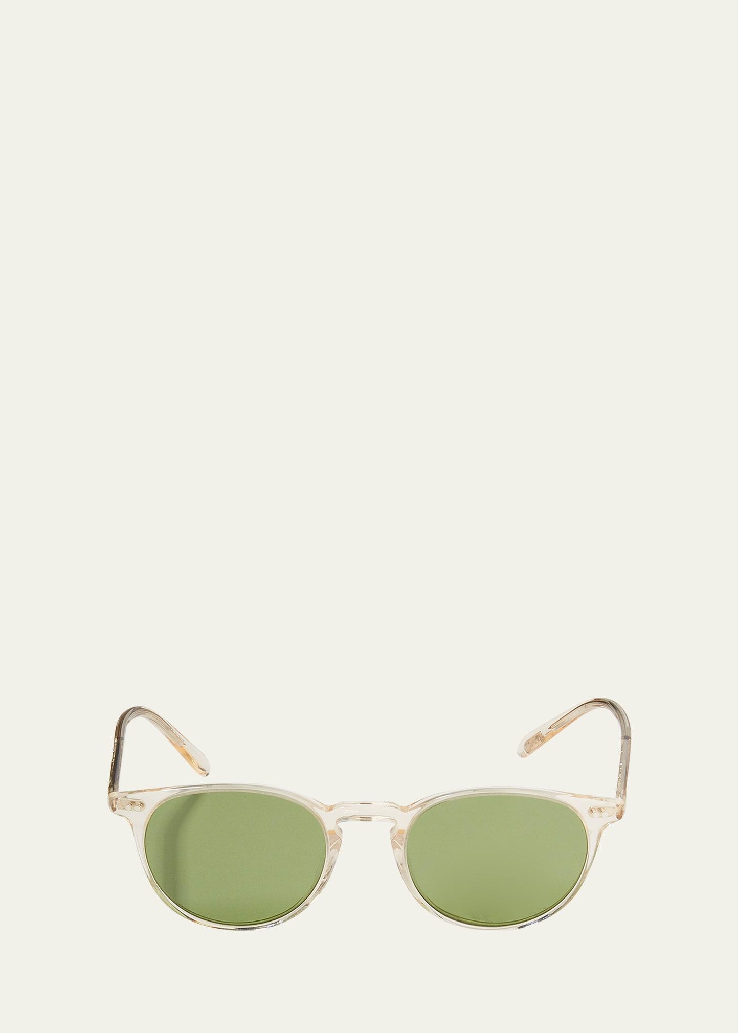 Mens Riley 49MM Round Sunglasses Product Image