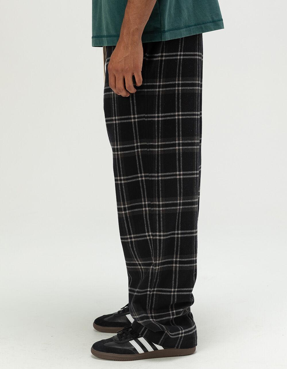 RSQ Mens Pajama Pants - BLK/DK GRY Product Image